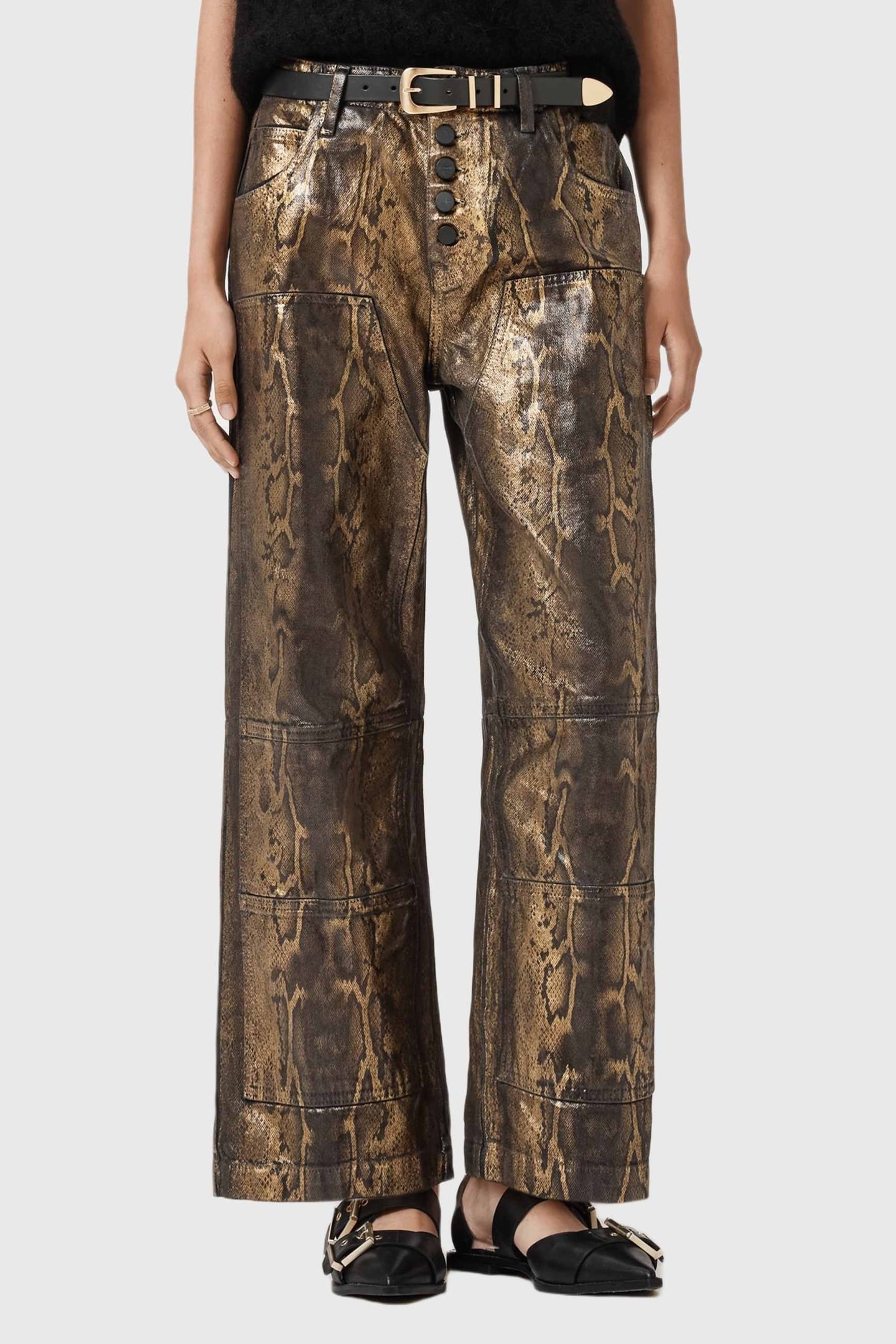 TAY CARPENTER JEAN SNAKE GOLD 1