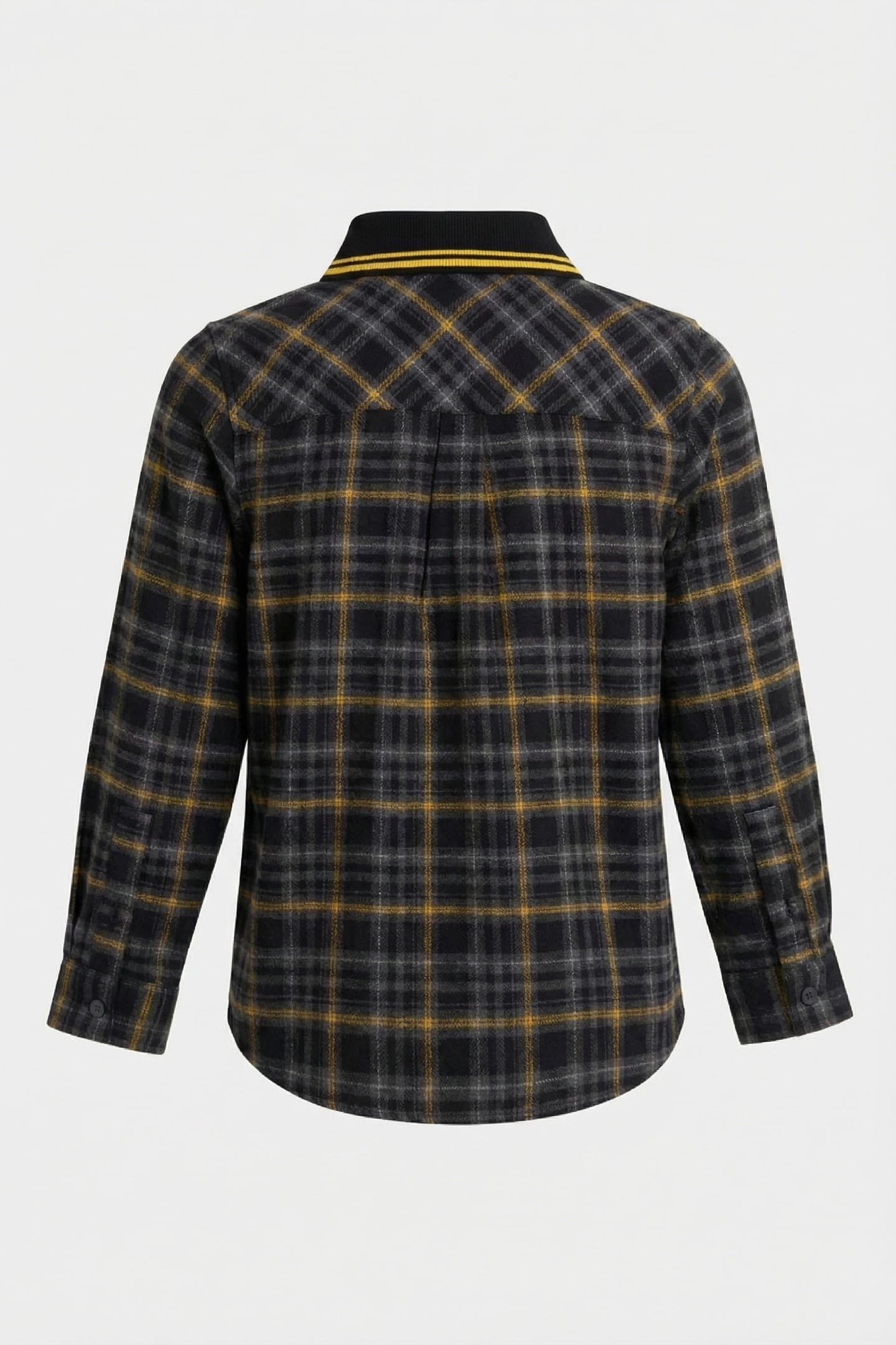 TARTAN SHIRT JET BLACK 3