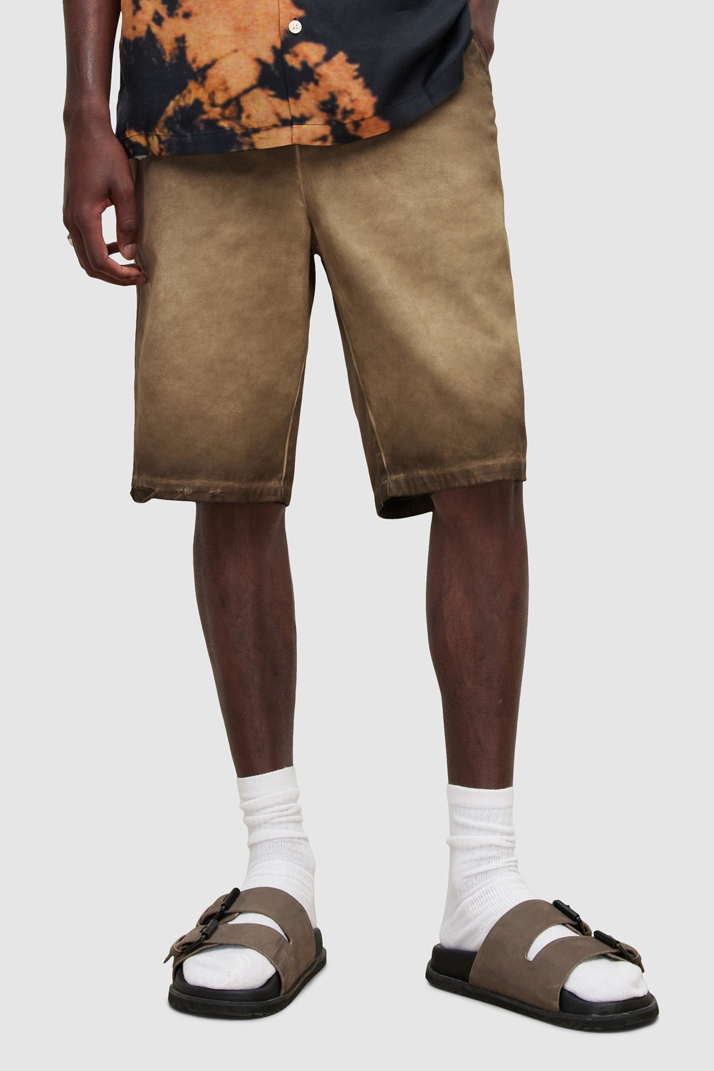 ALBANY SHORT ASH KHAKI BROWN 2