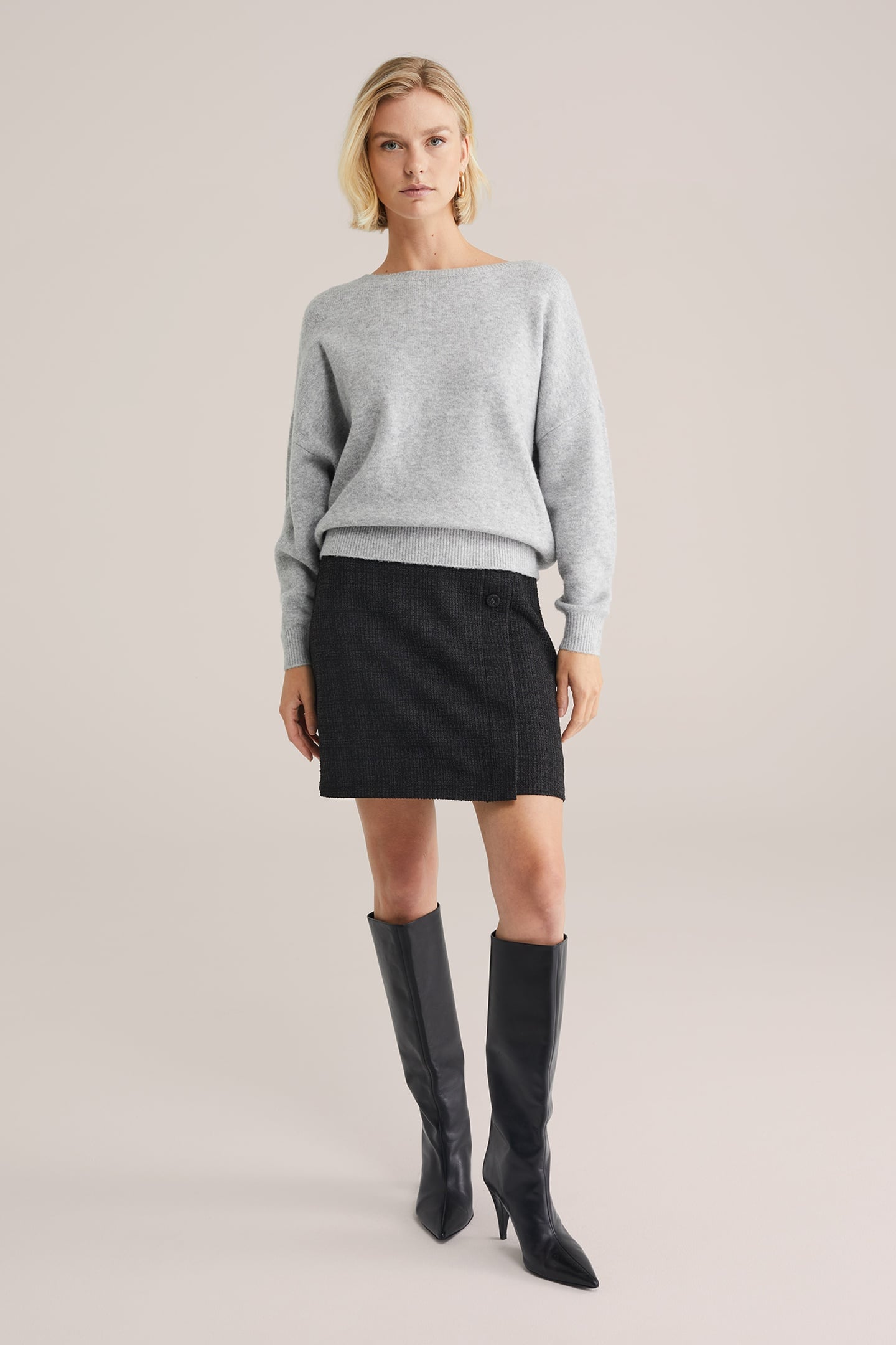 SKIRT MINI LENGTH BLACK 3