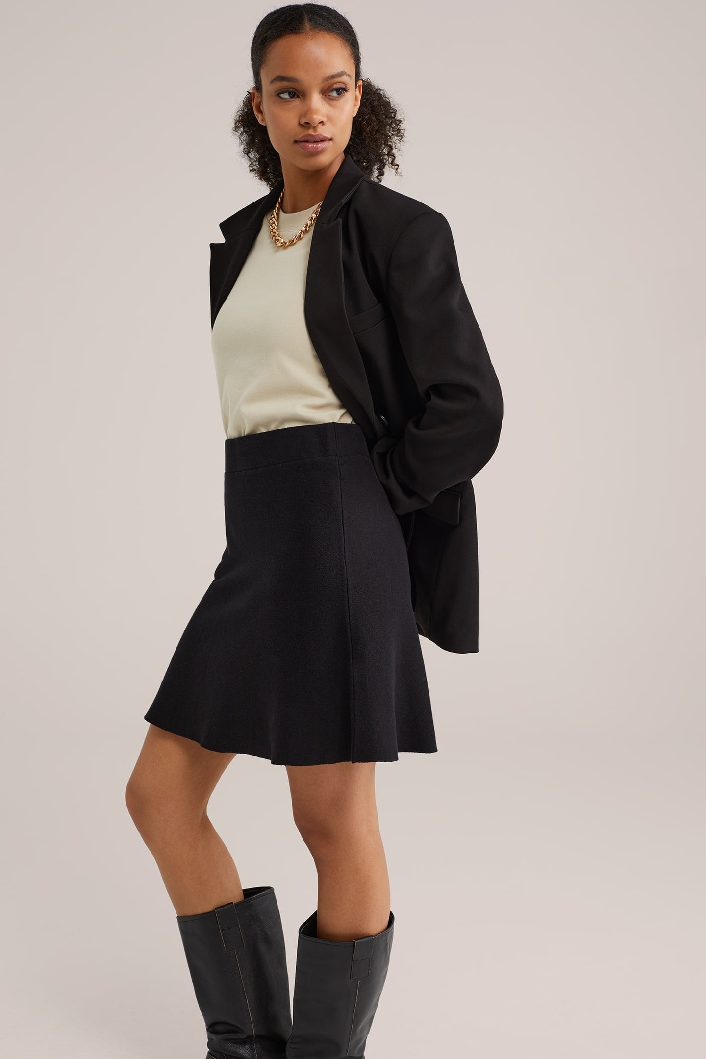 SKIRT MINI LENGTH BLACK 5