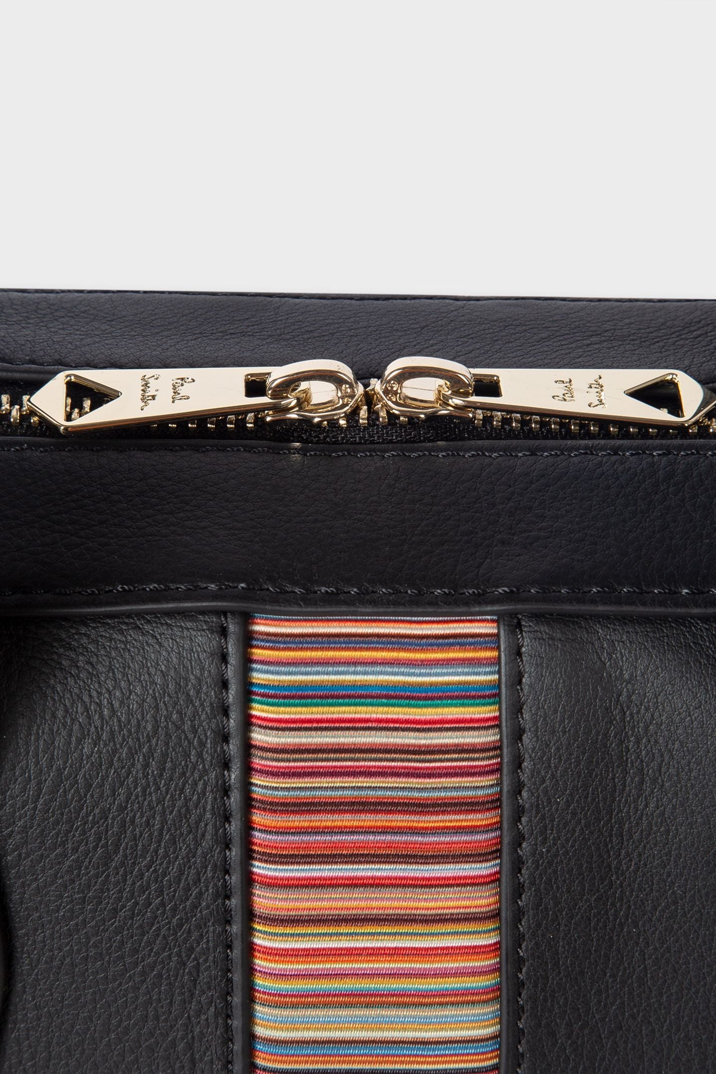 BAG FOLIO STRIPED BLACK 9