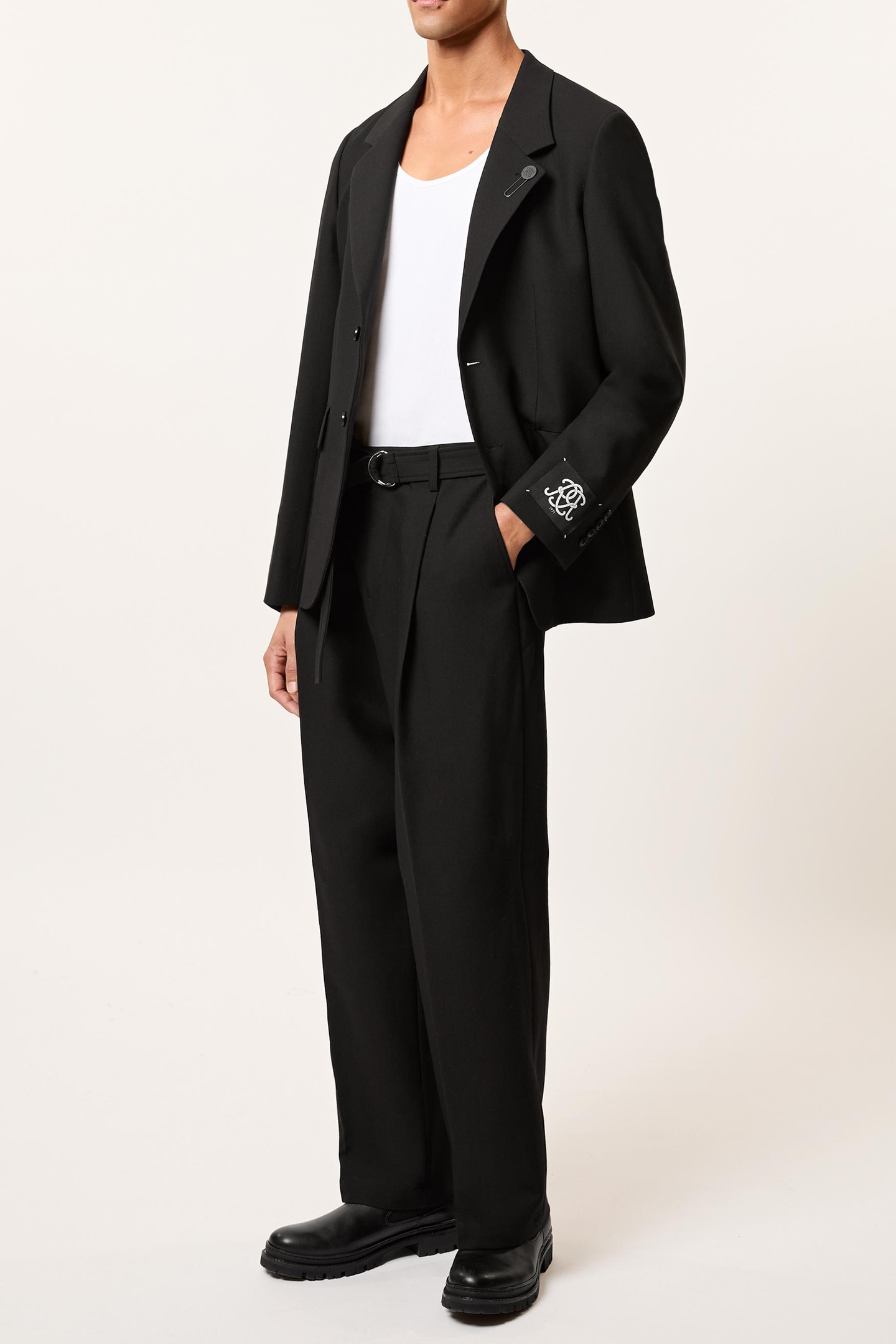 WIDE LEG TROUSER BLACK 6