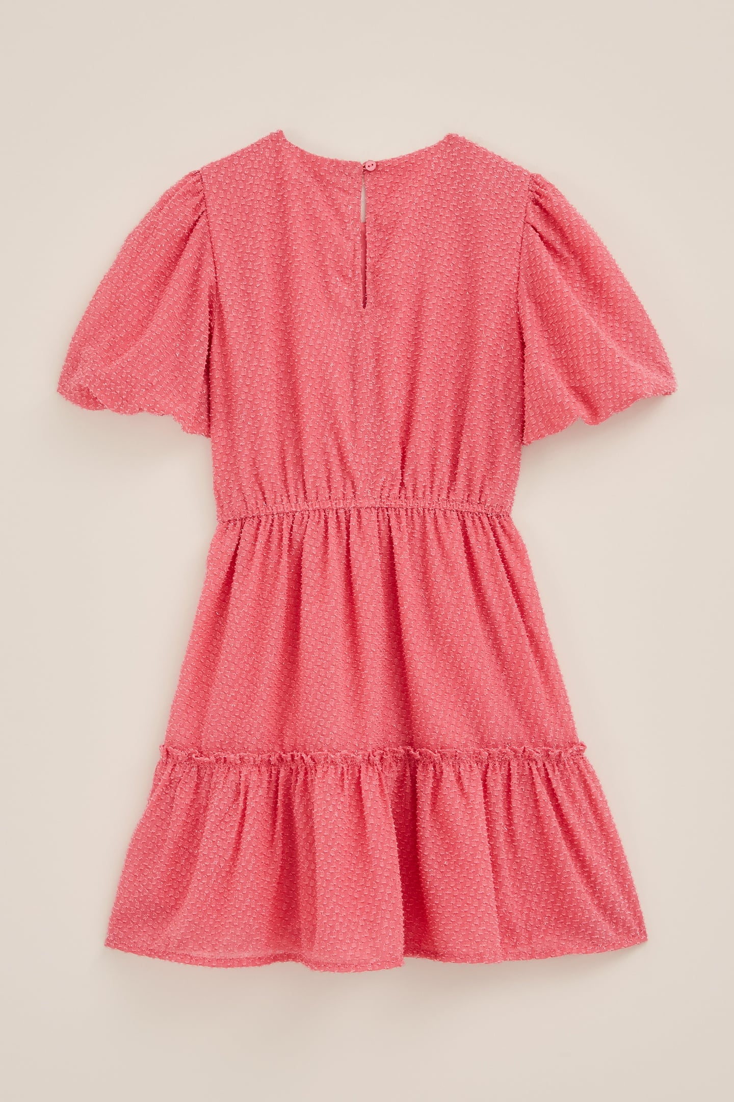 DRESS MID LENGTH CORAL PINK 4