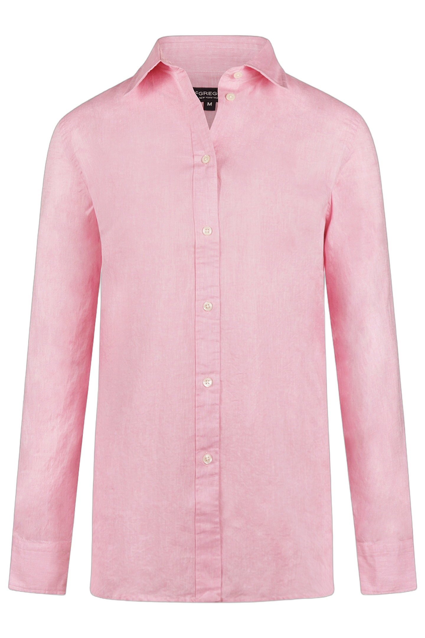 SOLID LINEN BLEND SHIRT LIGHT PINK 3