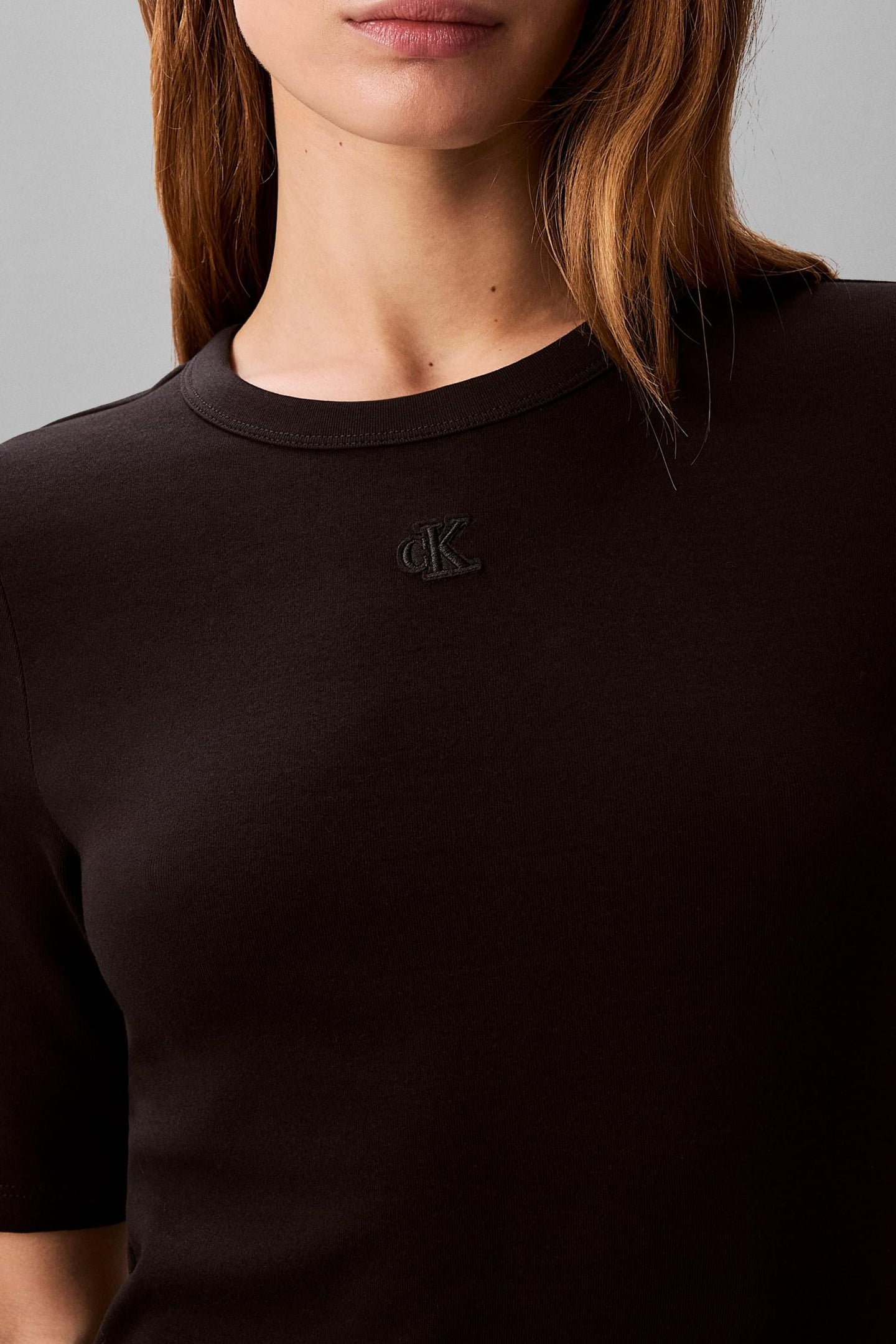 REFINED CONTOUR 1X1 RIB MIDI DRESS BLACK 7