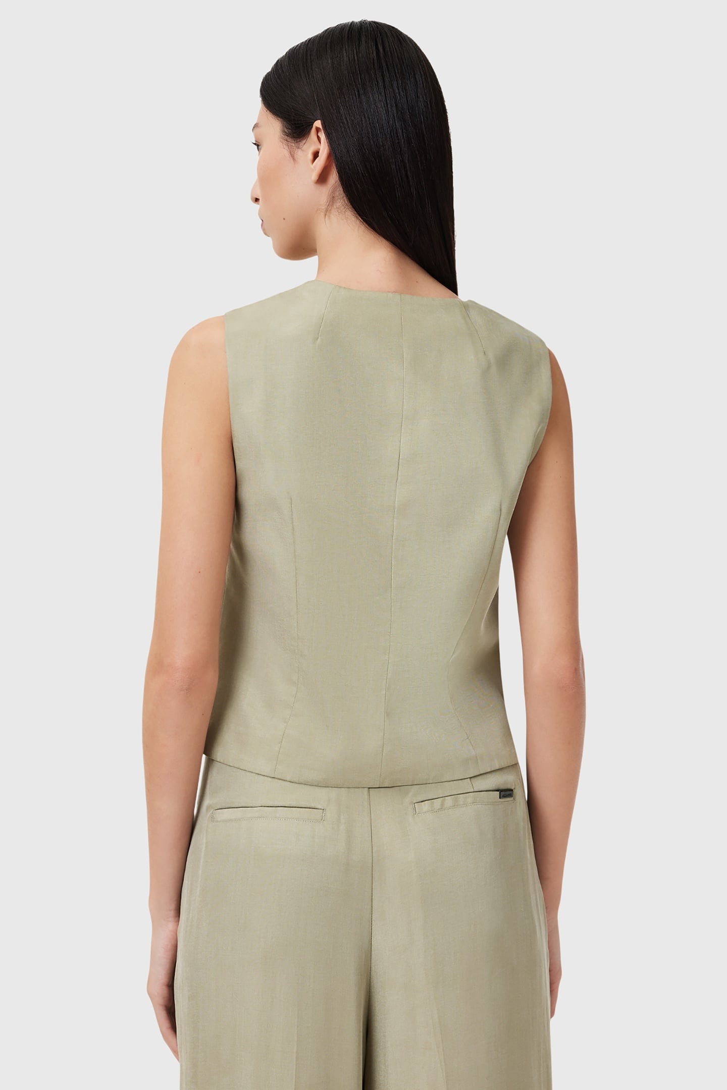 AVERIE TEN WAISTCOAT SAGE GREEN 4