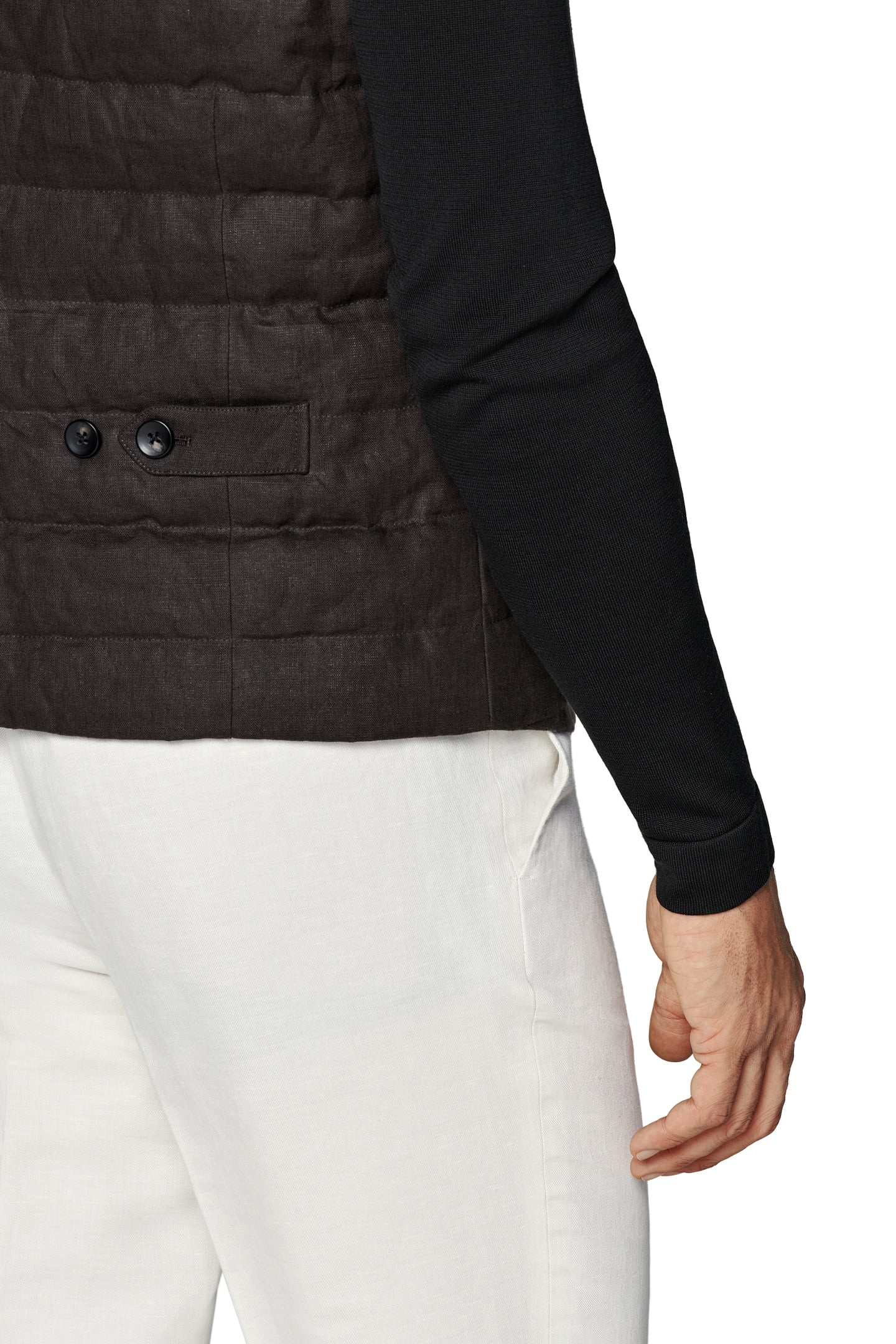 BODYWARMER-DARK-BROWN DARK BROWN 7
