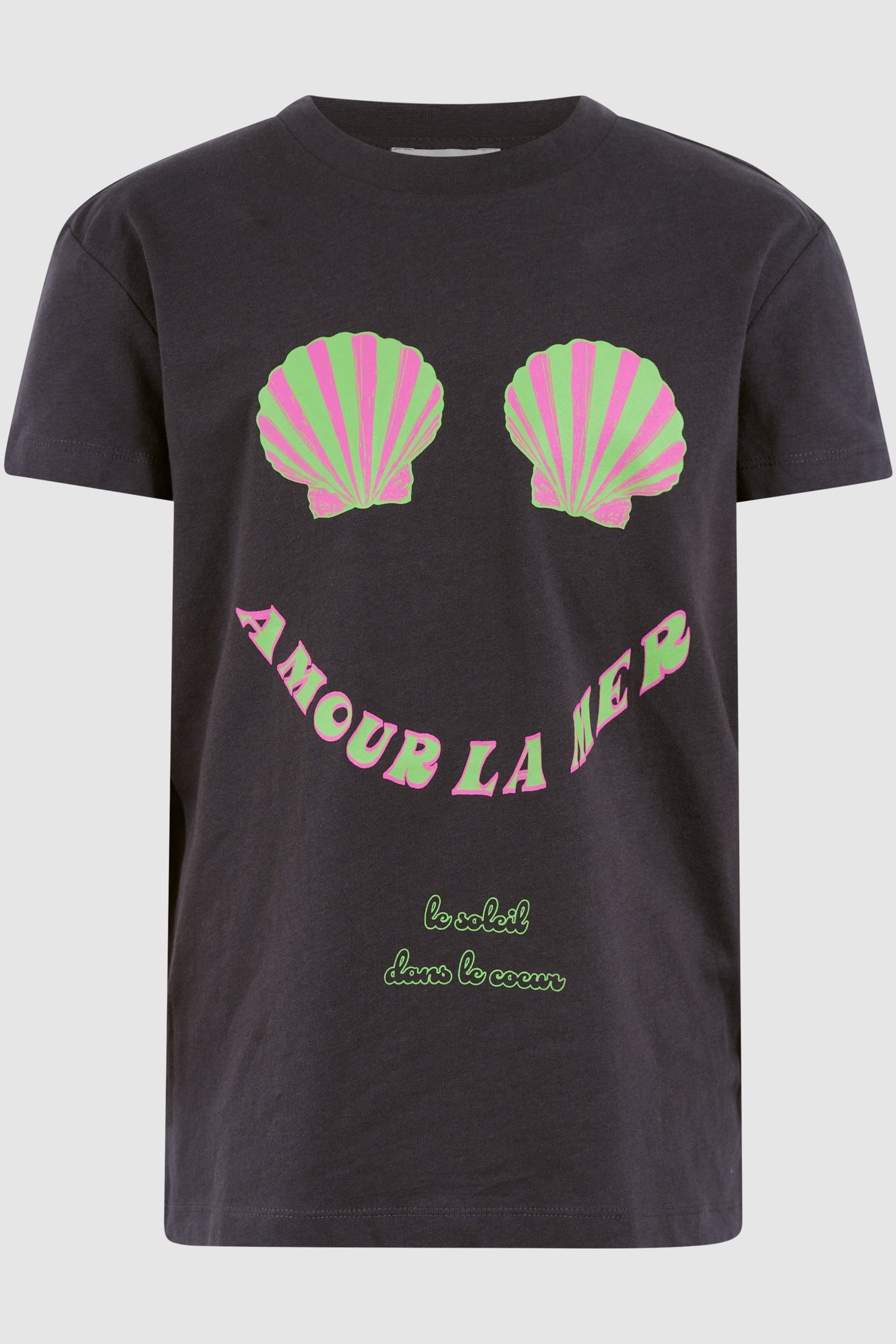 GIRLS LA MER TEE DARKGREY 4