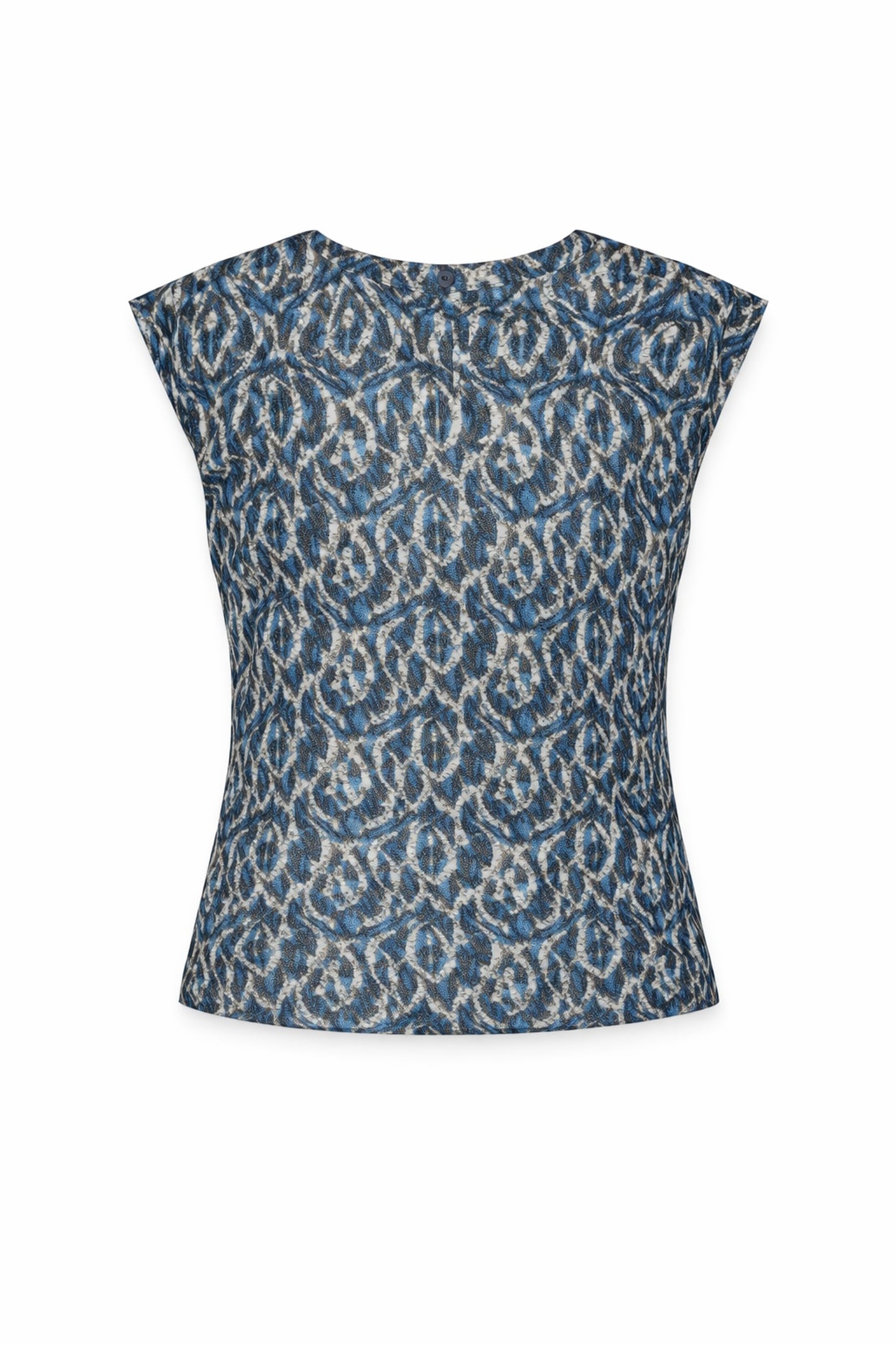 GILET OFF-WHITE/BLUE 2