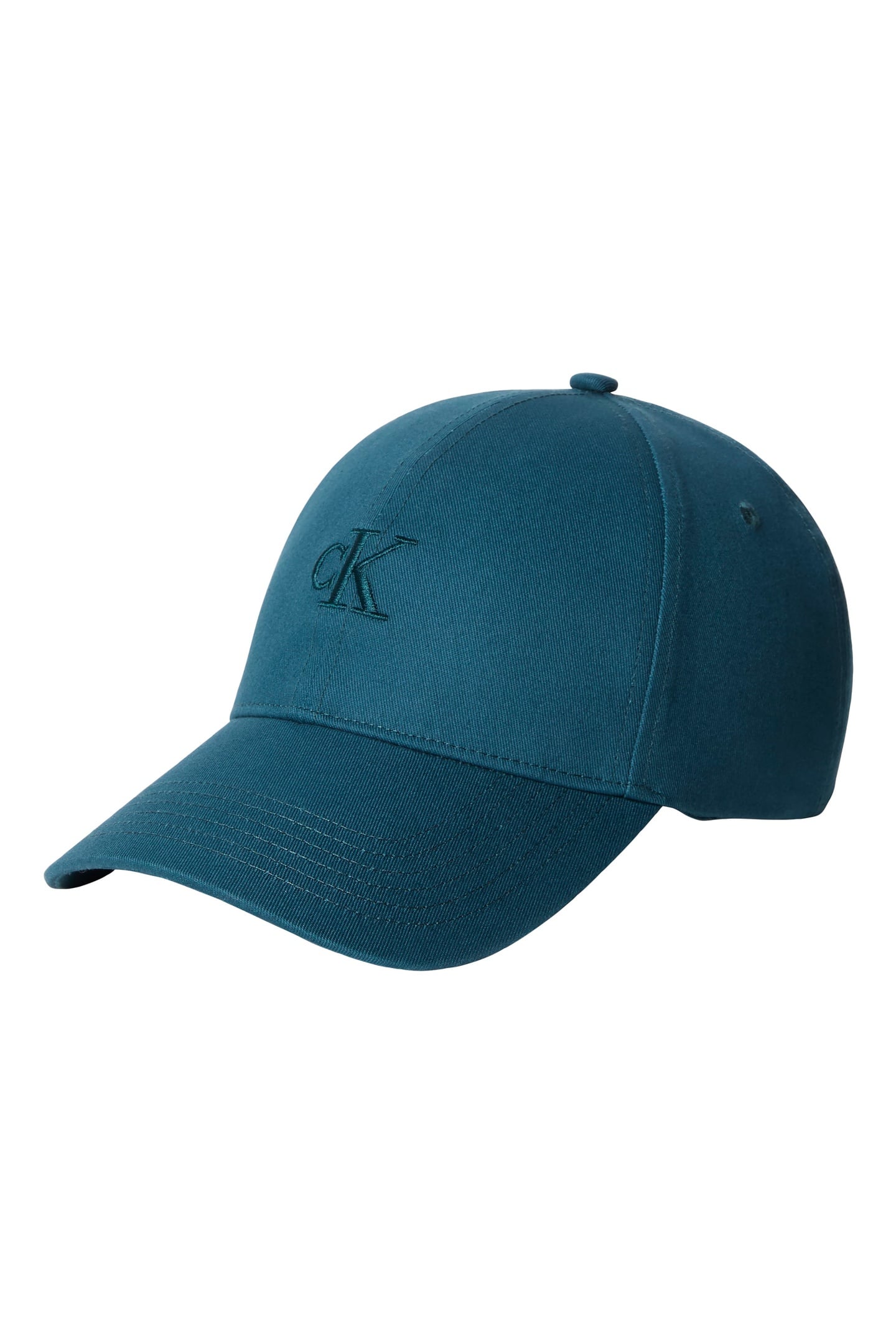 MONOGRAM EMBROIDERY CAP DARK TEAL 1