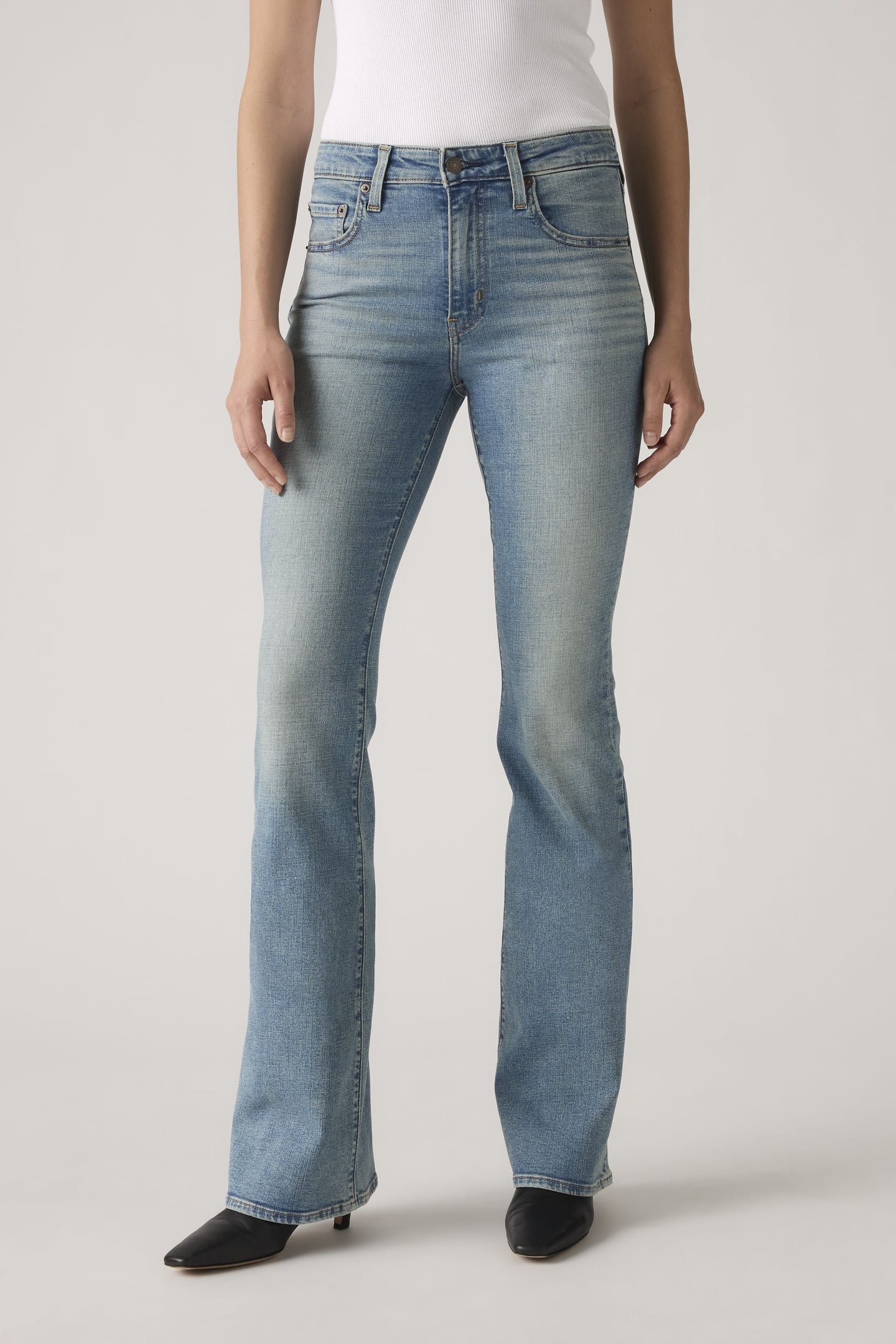 726™ HIGH RISE FLARE JEANS BLUE 2