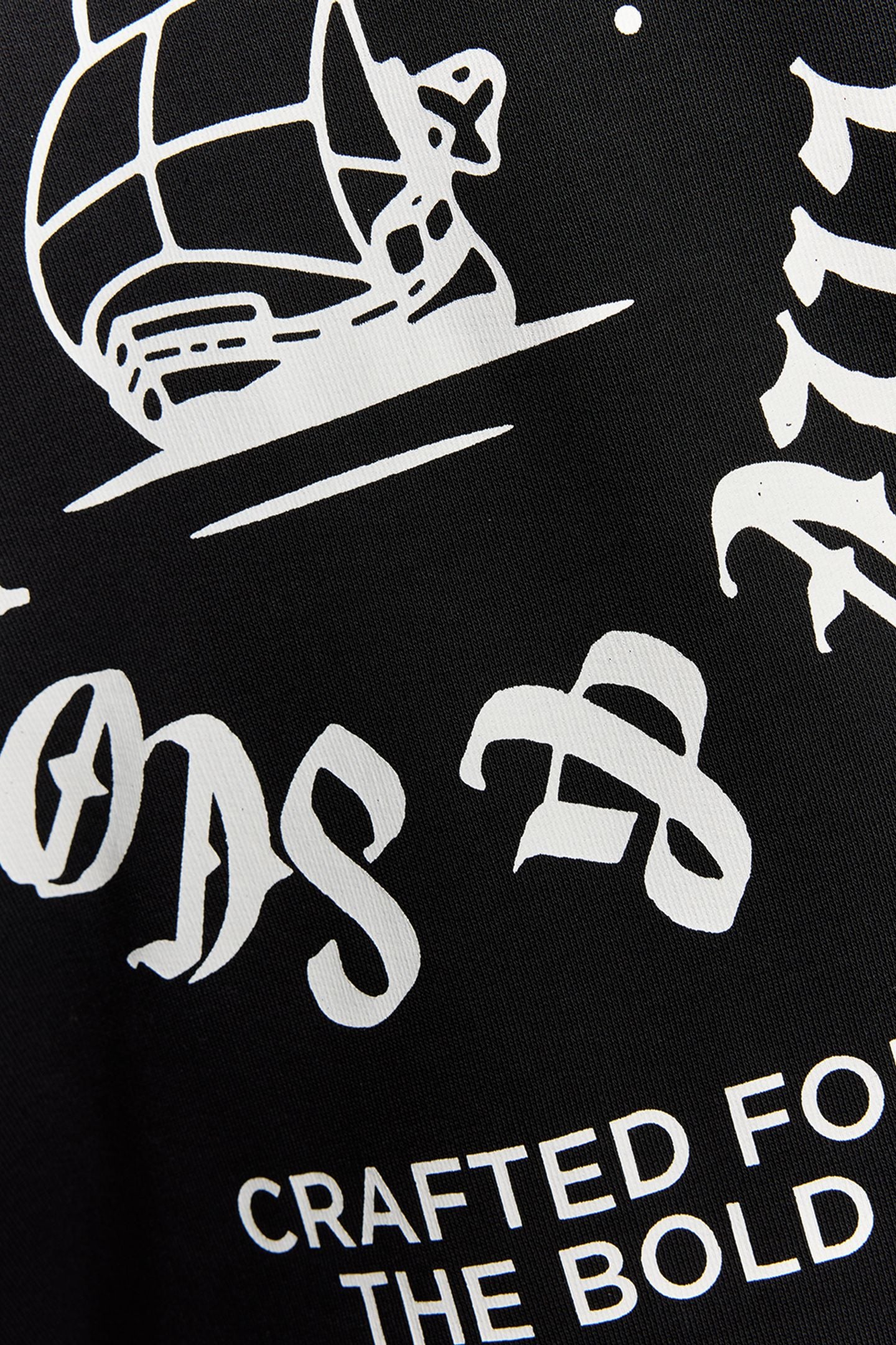 SHIP INSIGNIA GRAPHIC HOODIE JET BLACK 7