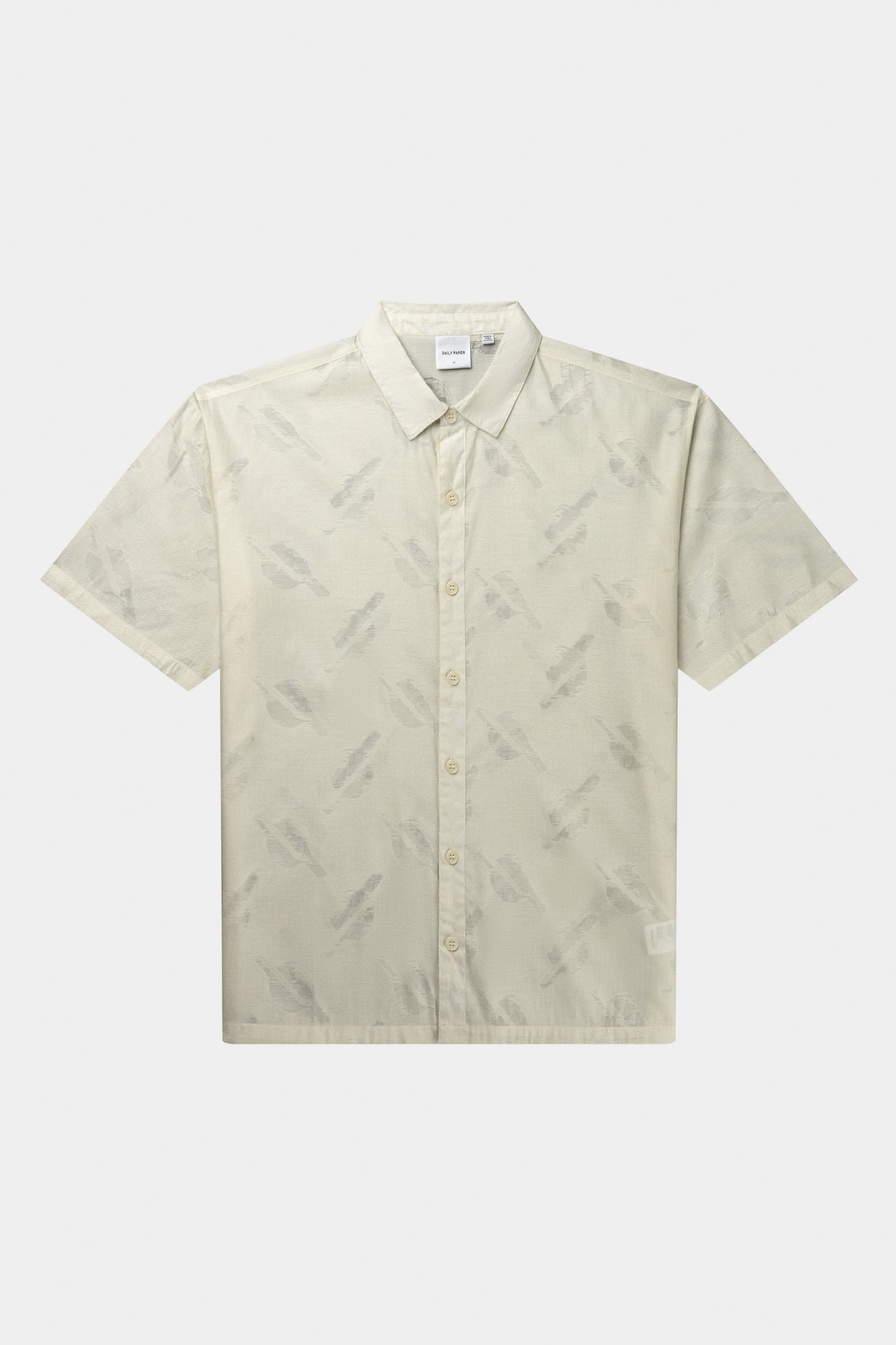 SALIM RELAXED SHORT SLEEVE SHIRT FROST WHITE 4