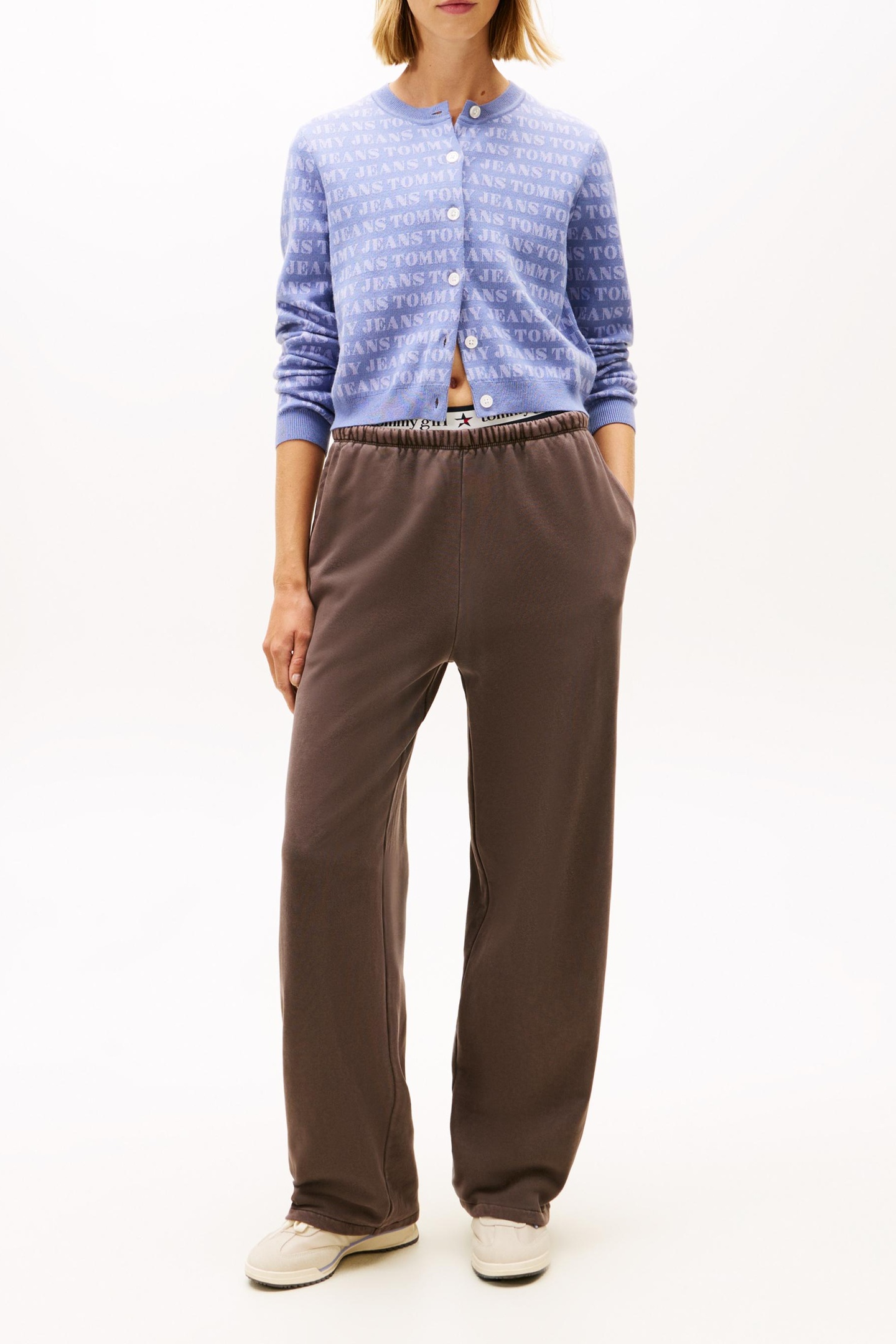 WIDE LEG SWEATPANTS BLACK WALNUT 2