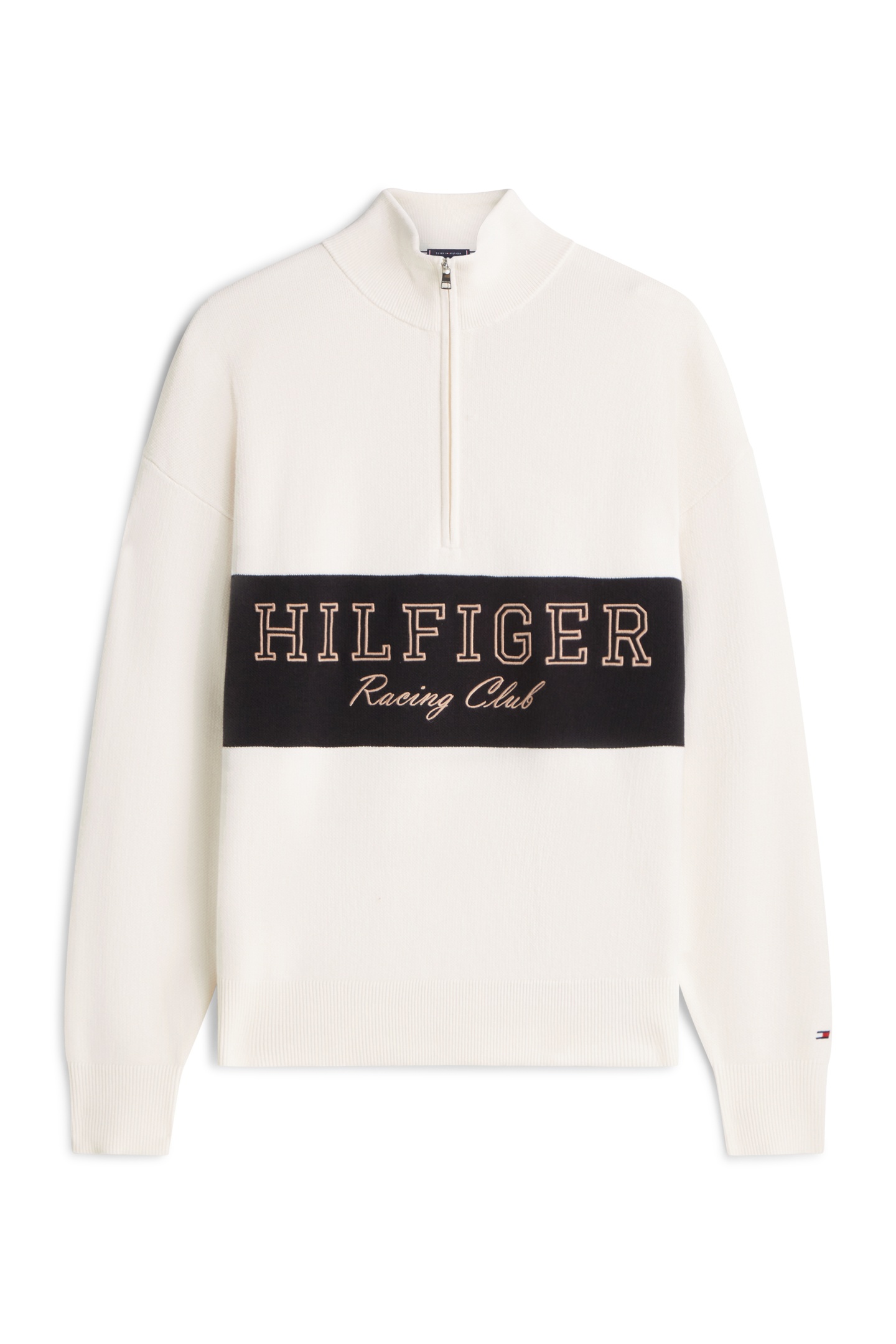 MODERN ATHLEISURE ZIP SWEATER IVORY PETAL 5