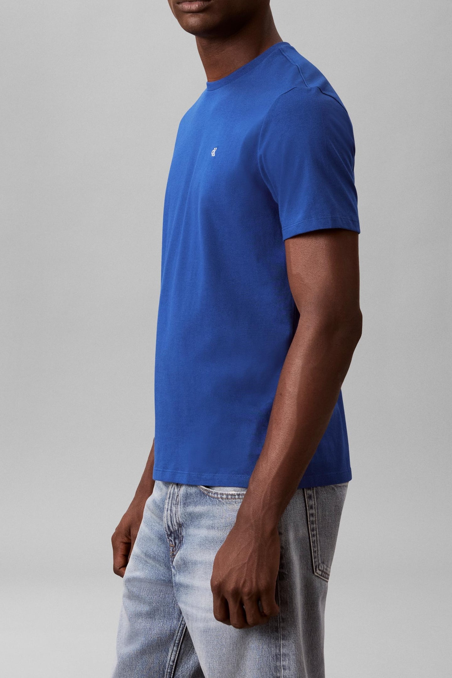 SS CLASSIC MONOGRAM TEE CHASE BLUE 4