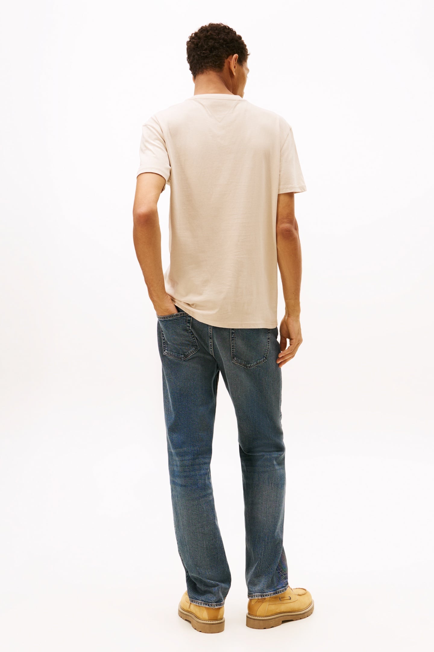 REGULAR LINEAR LOGO T-SHIRT GULF SAND 3