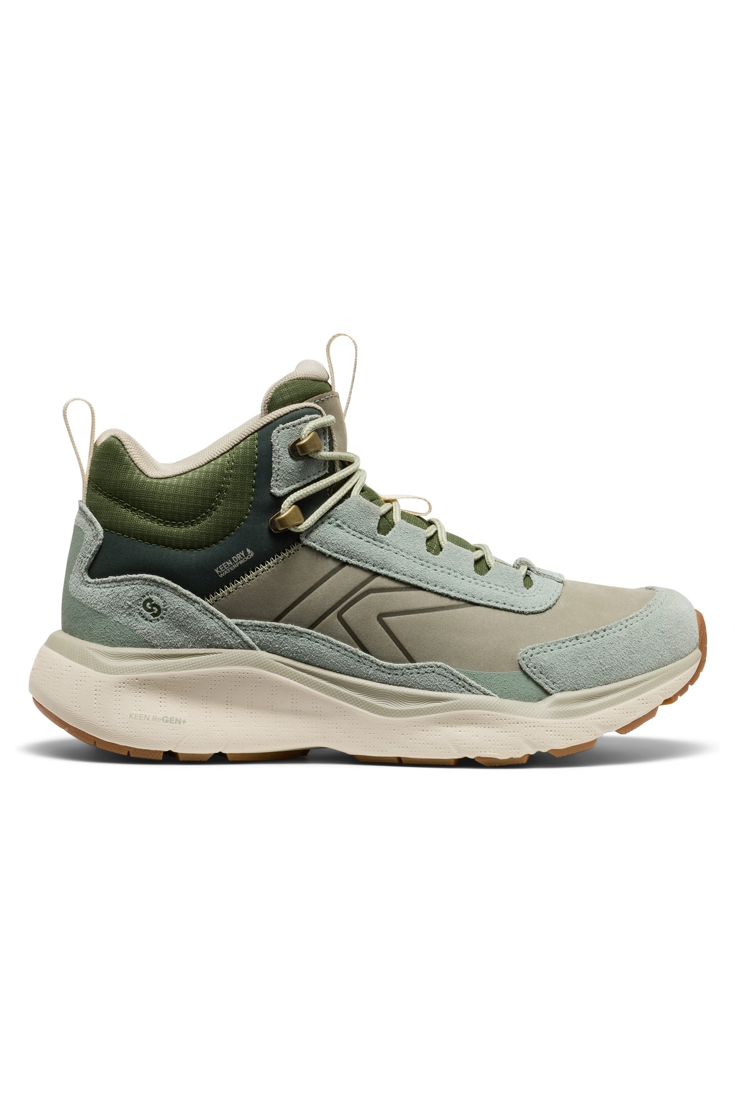 LEIKI LEATHER MID WP ICEBERG GREEN/BRONZE GREEN 2