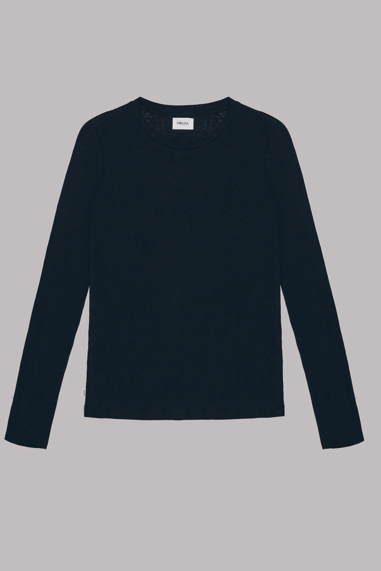 THE BLACK THIN LINEN LONGSLEEVE 3