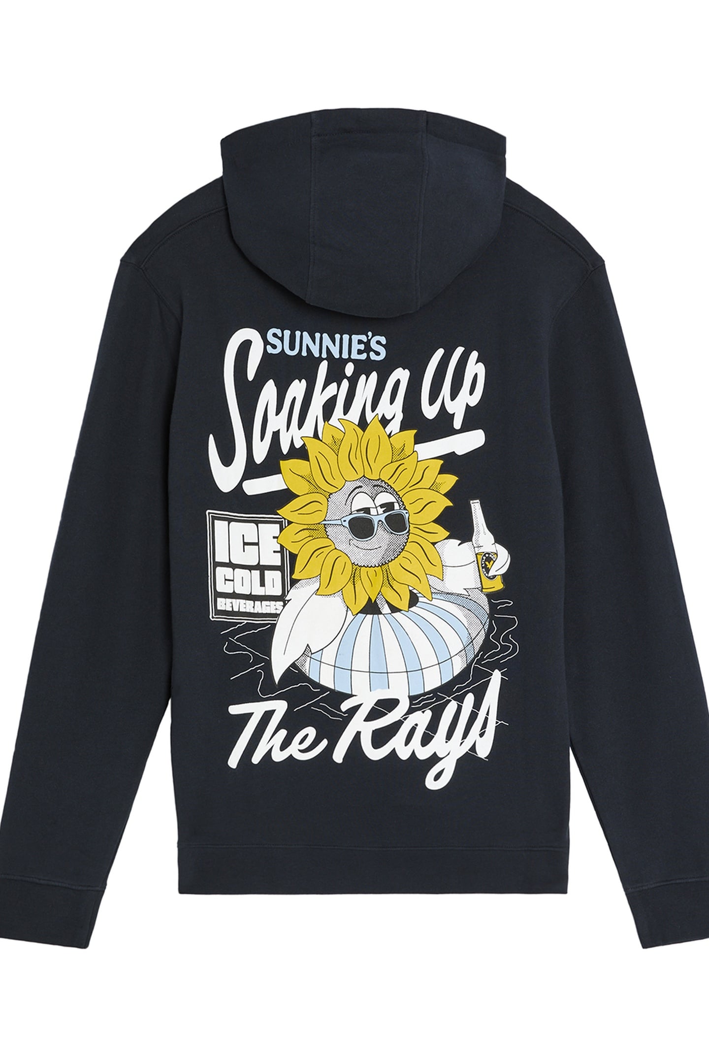 SUNNIES POOL BAR GRAPHIC PULLOVER HOODIE DARK NAVY 5