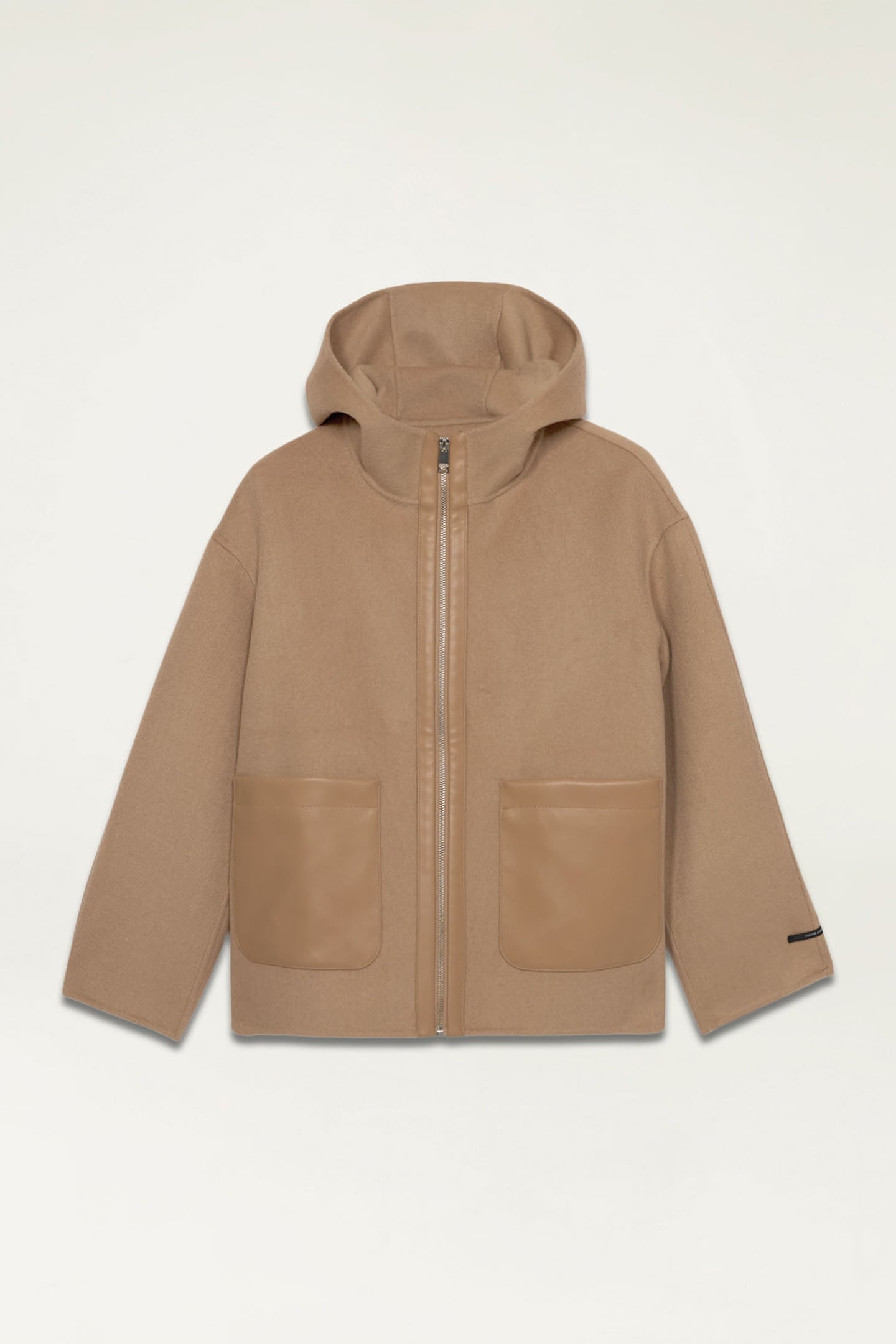 CLOTH JACKET WITH LARGE POCKETS BEIGE 4