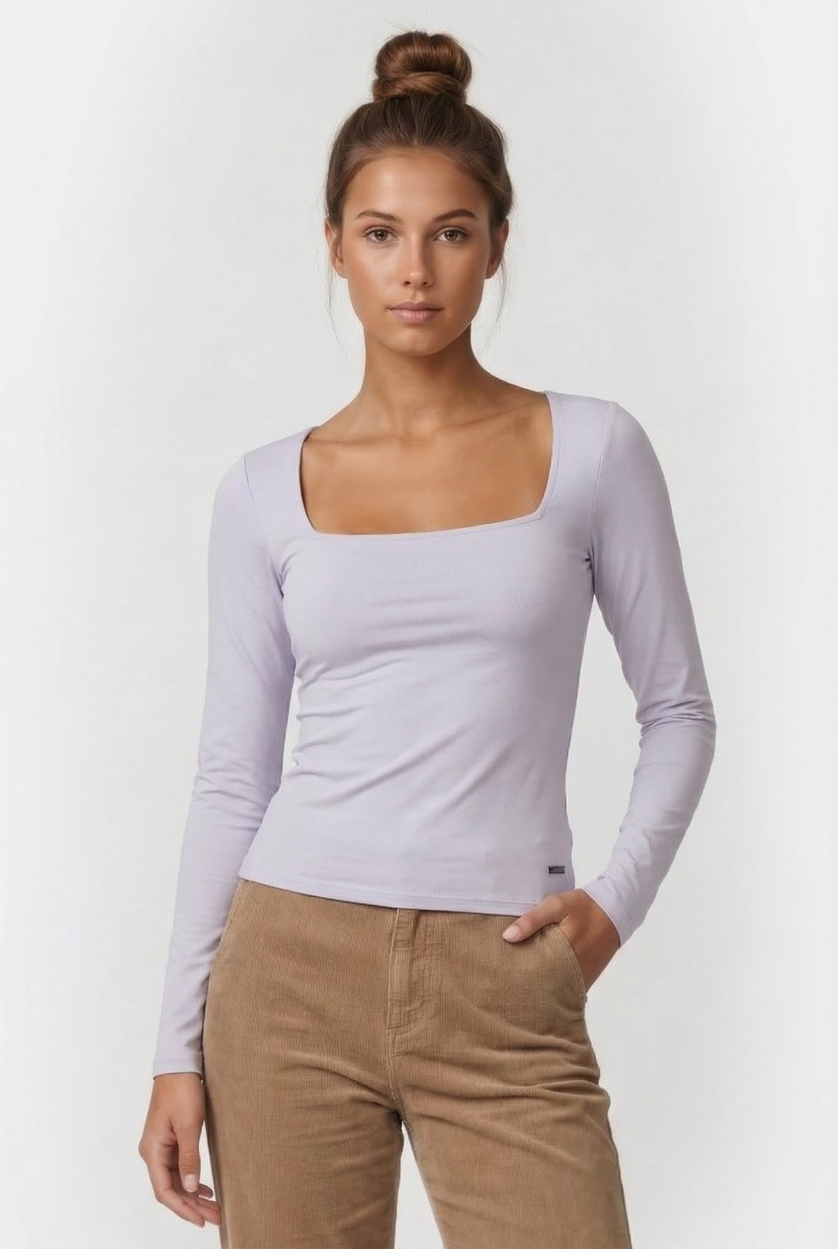 SABA T-SHIRT SOFT PURPLE 1