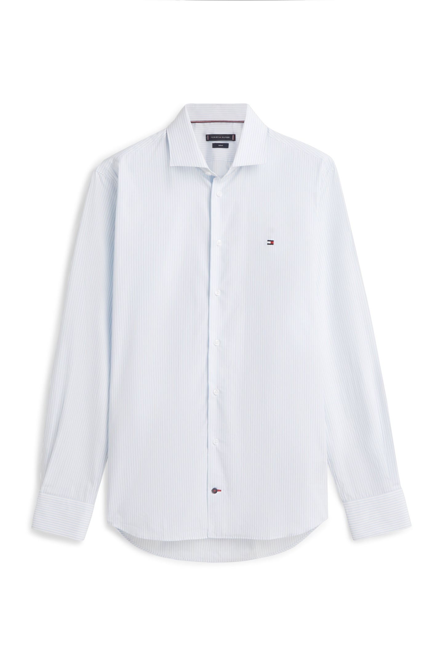 POPLIN BENGAL STRIPE LONG SLEEVE SHIRT CHAMBRAY SKY/STRIPE 5