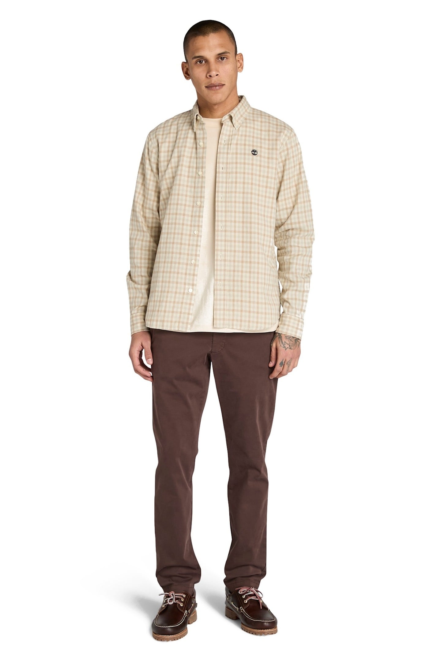 SOLUCELL GINGHAM SHIRT ANGORA YD 2