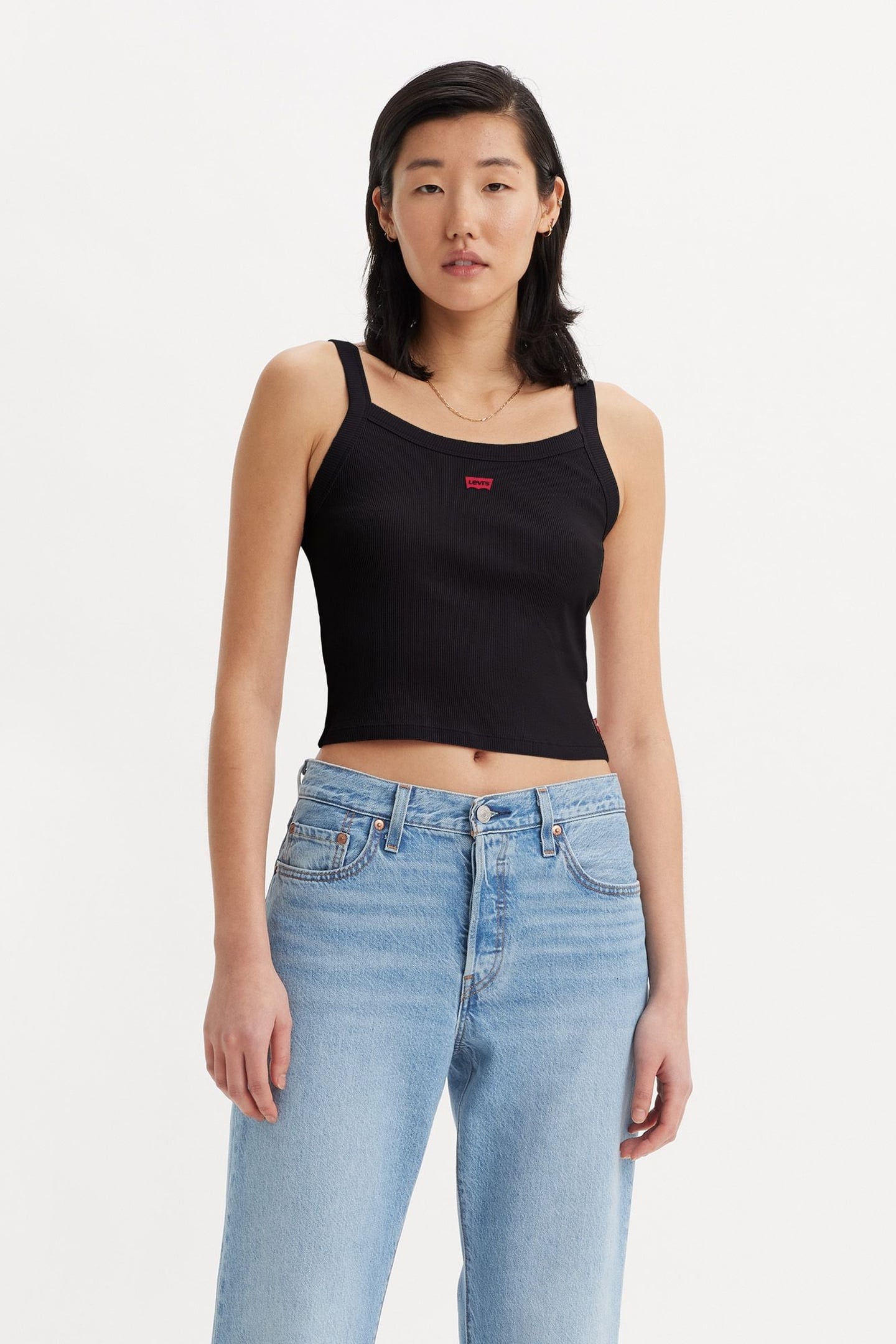 ESSENTIAL SPORTY TANK TOP BLACK 1