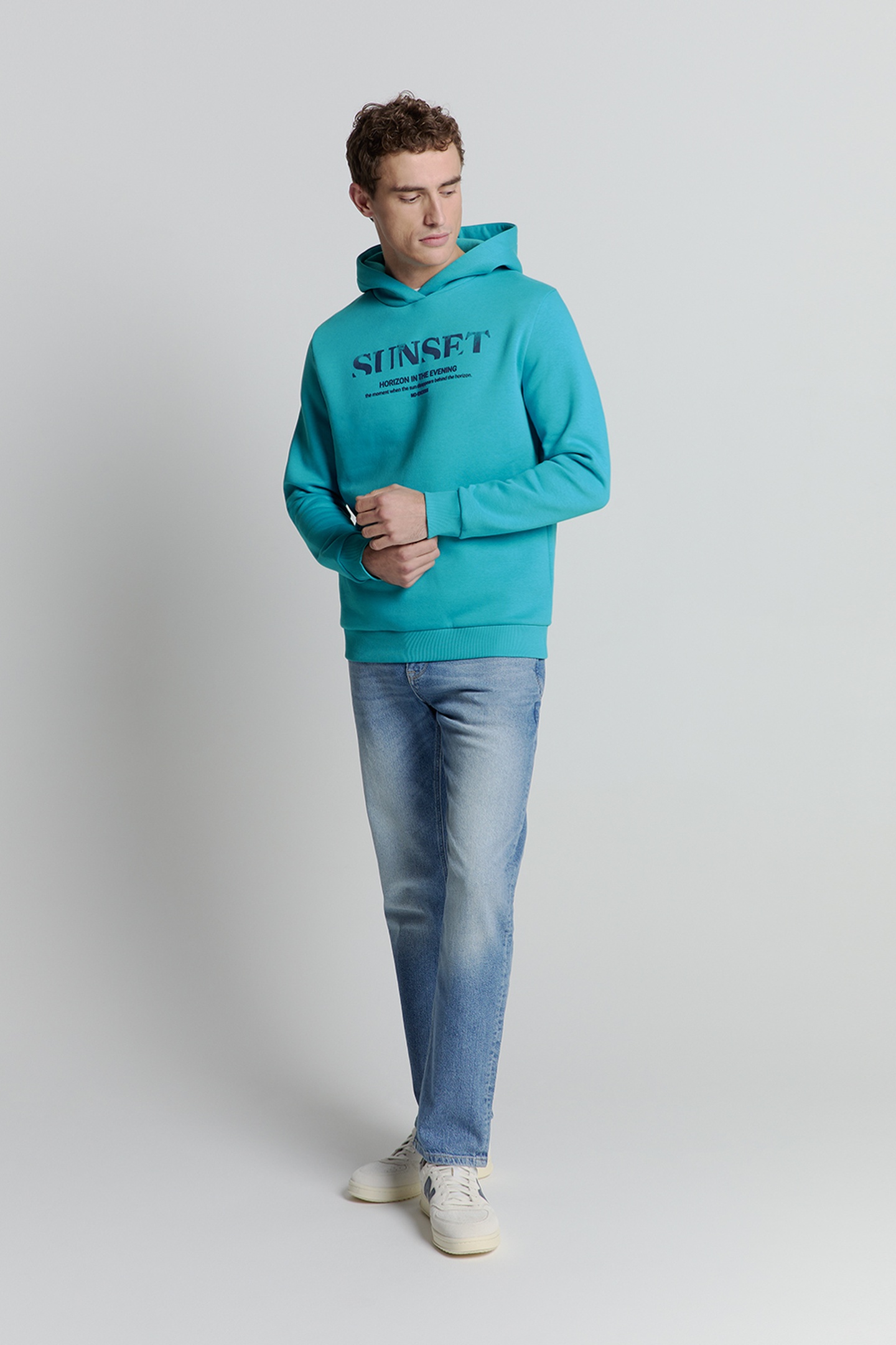 SWEATER HOODED SEABLUE 3