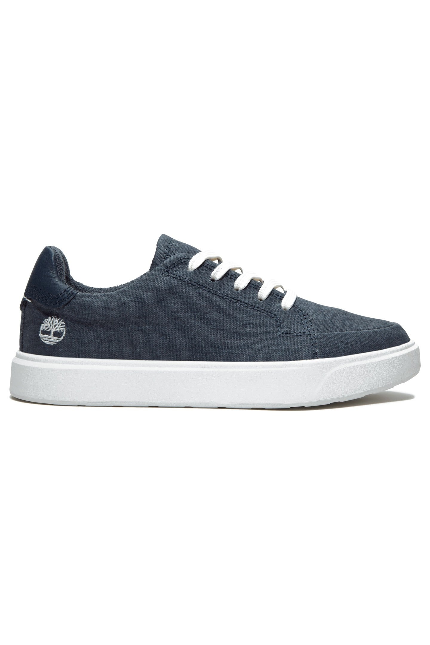 EMERSON STREET LOW LACE UP SNEAKER DARK BLUE CANVAS 1