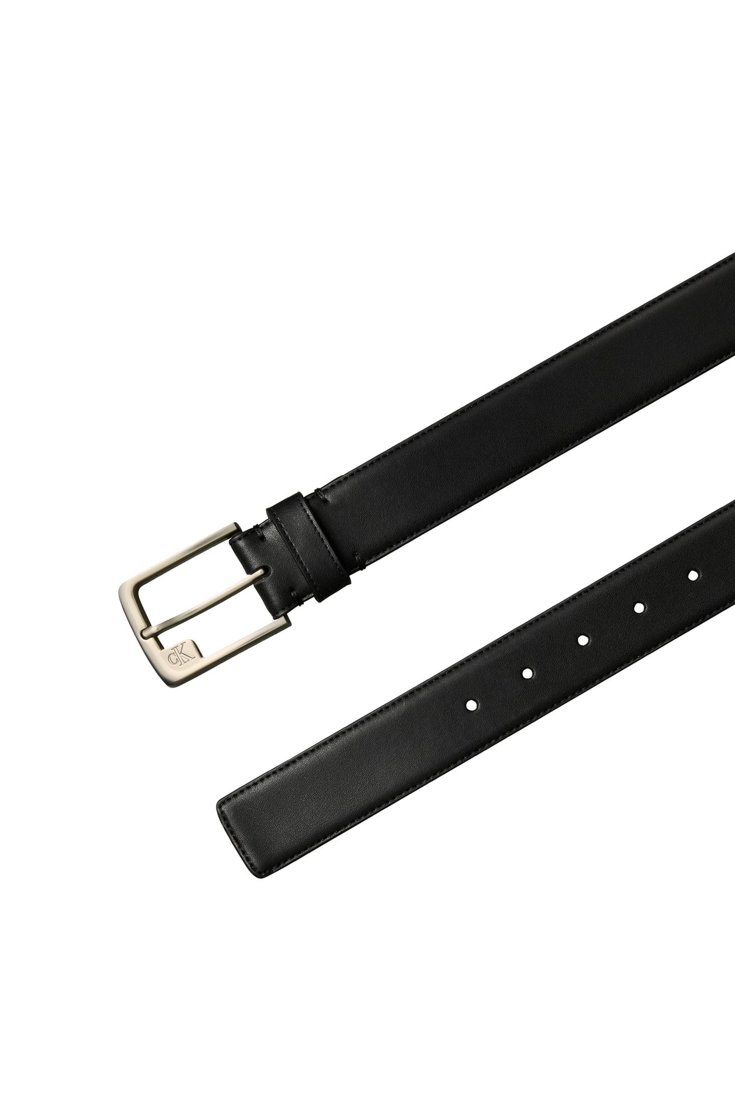 MONO FRAME BUCKLE BELT BLACK/PEWTER 2
