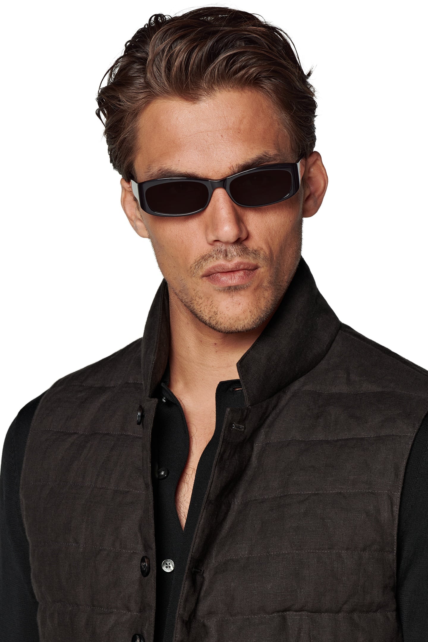 BODYWARMER-DARK-BROWN DARK BROWN 6