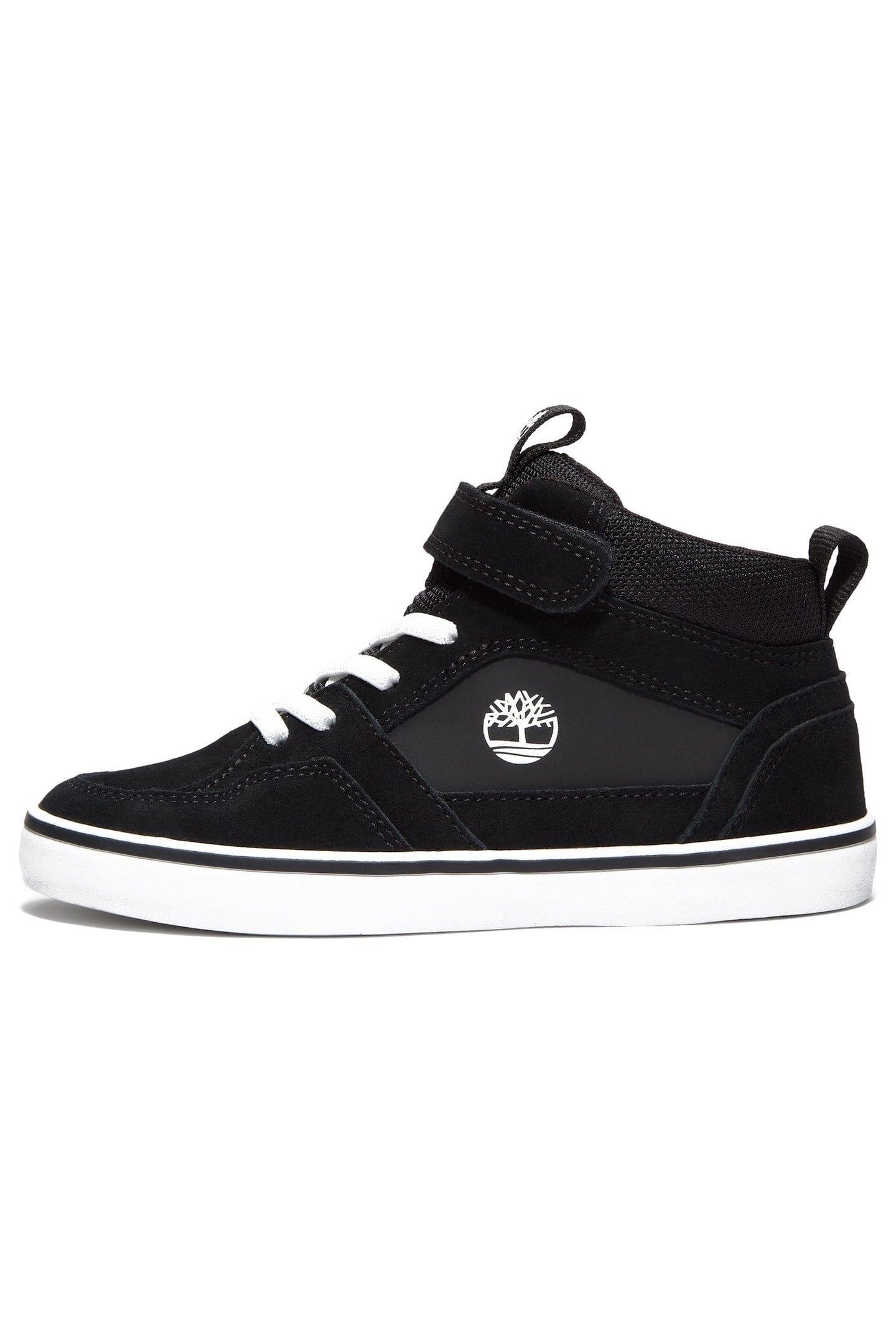 STONE JUMP MID HOOK & LOOP SNEAKER BLACK SUEDE 8