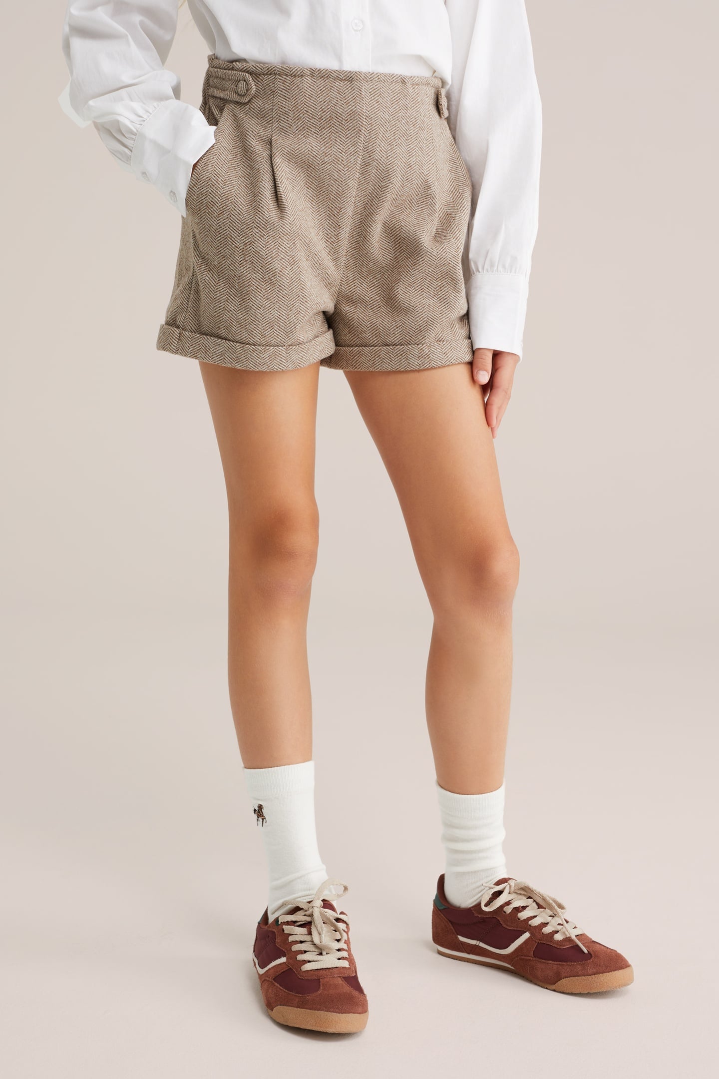 We Fashion Short Beige Maat: 146/152 | Broeken Outlet | kids | Beige
