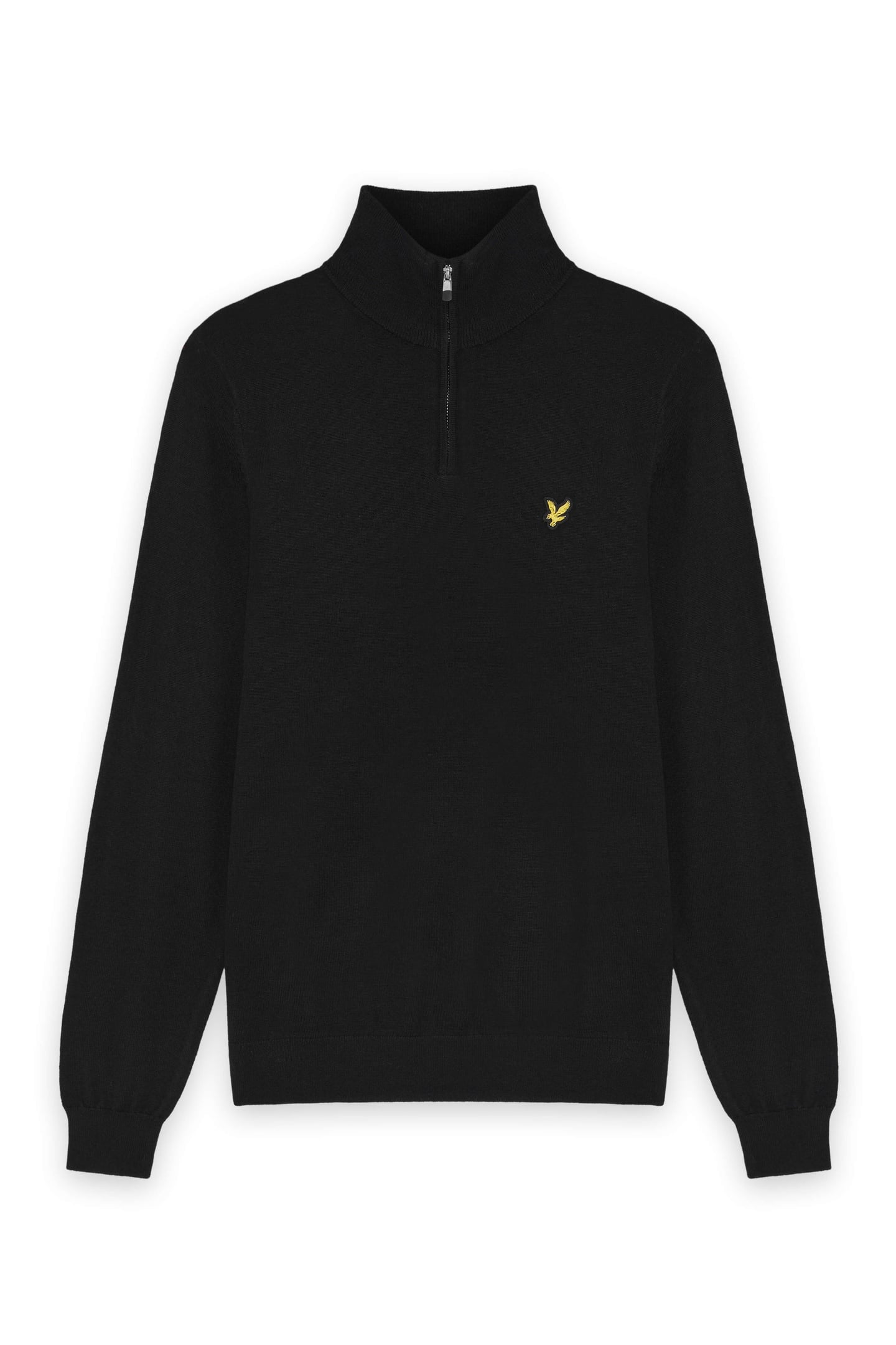 GOLF QUARTER ZIP MERINO JUMPER JET BLACK 4