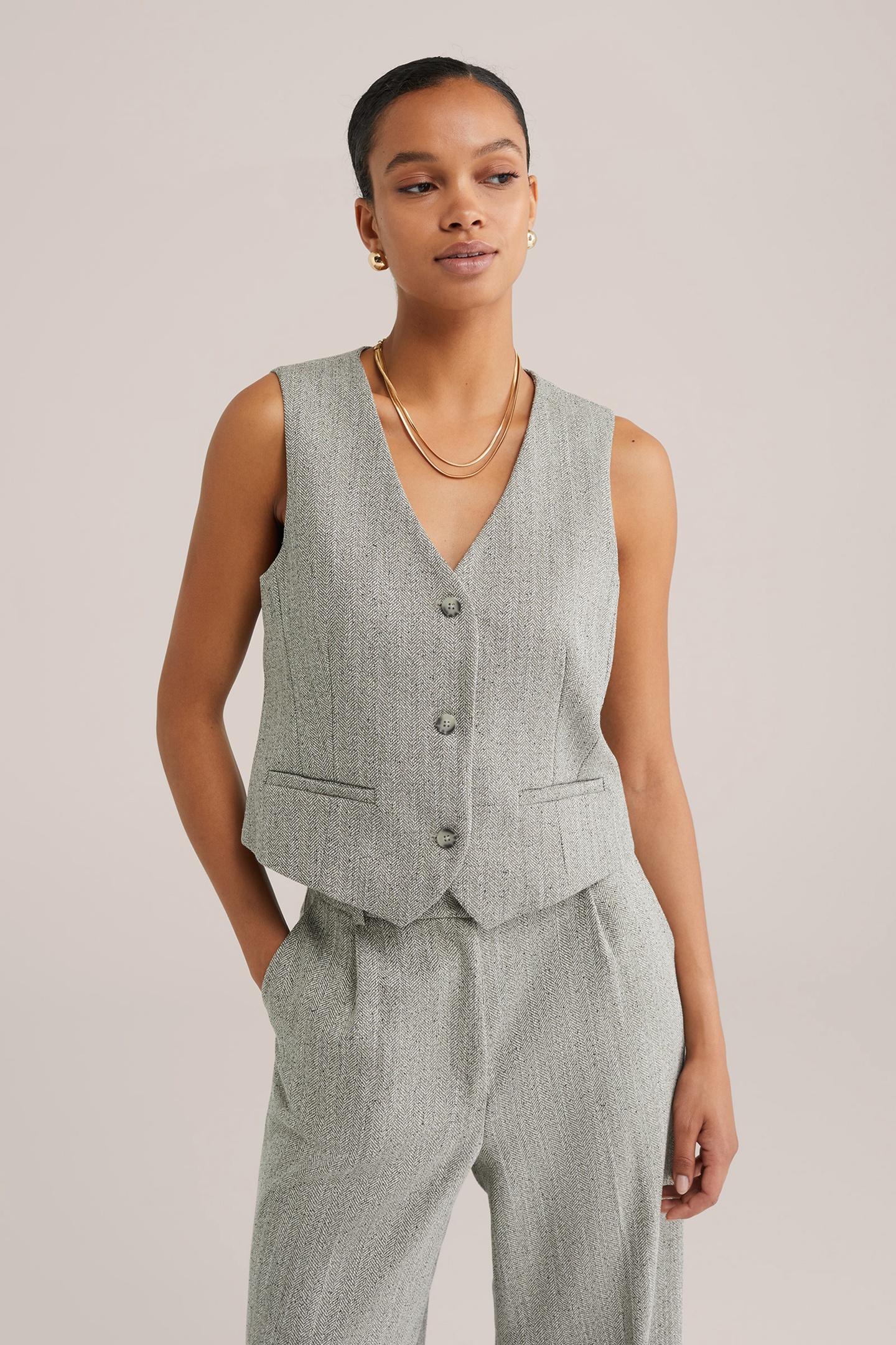 GILET BEIGE 1