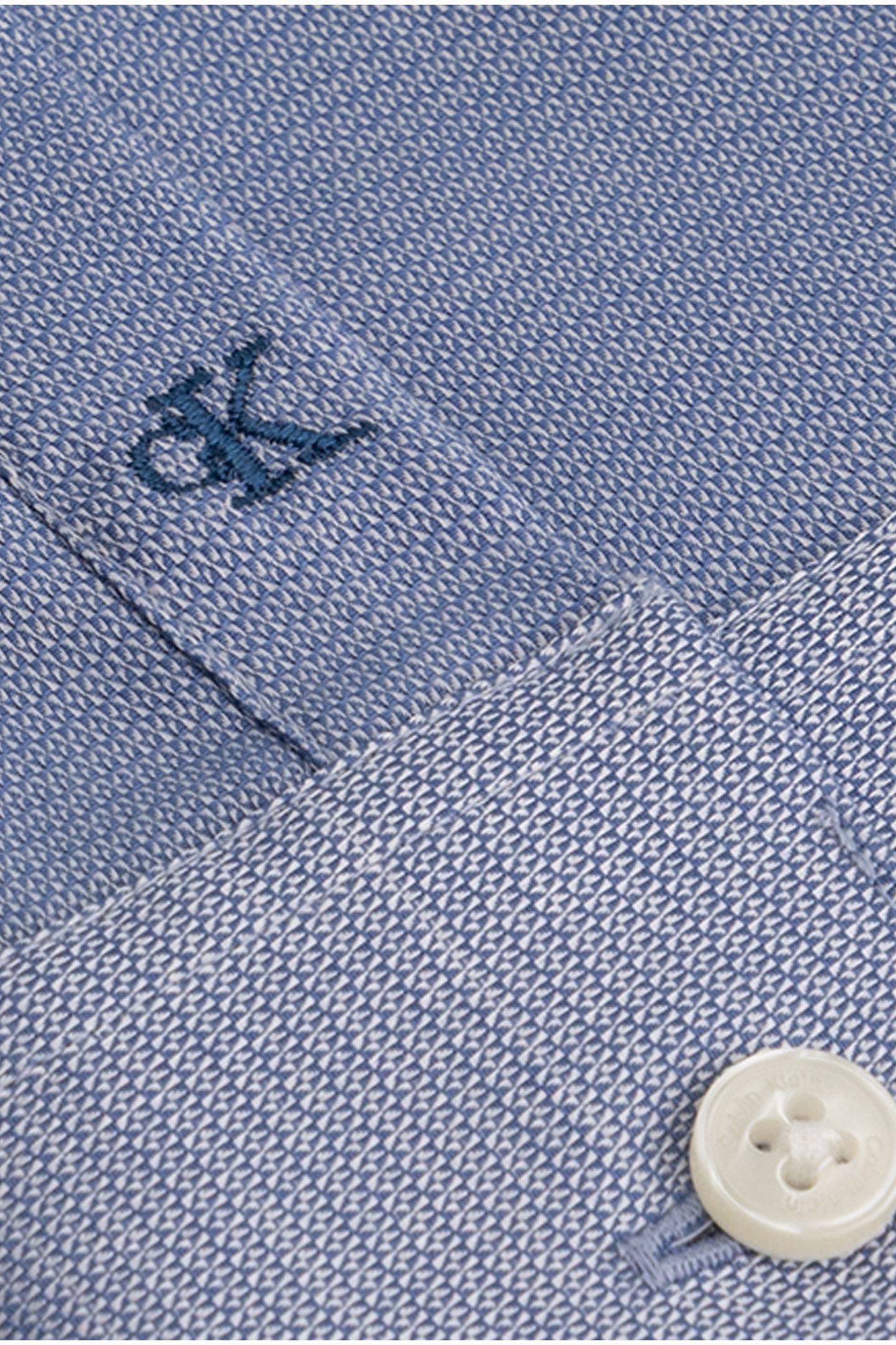 SLIM ESSENTIAL POPLIN DRESS SHIRT NAVY 6