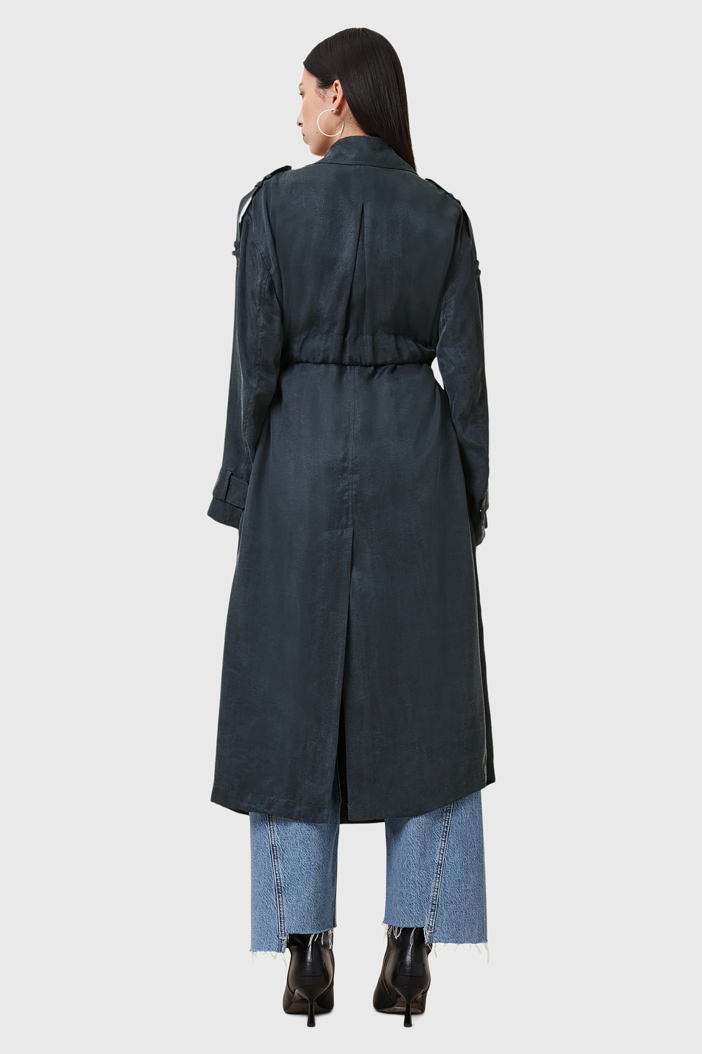 LINNIE TRENCH BLUEBERRY BLUE 3