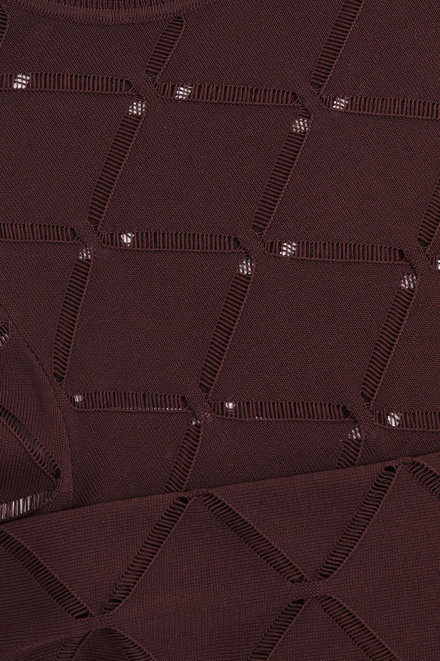 LASER CUT TOP BURGUNDY 6