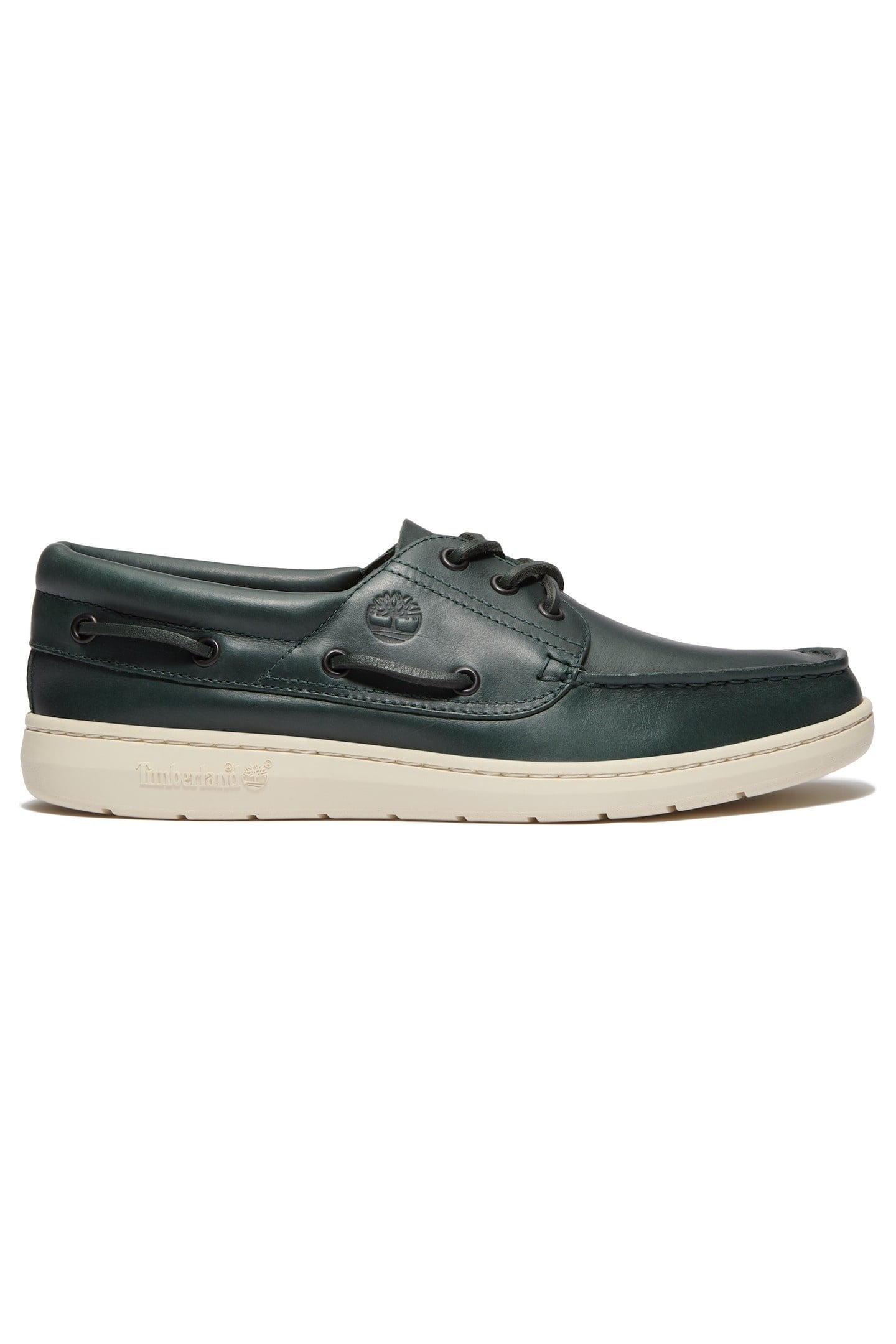 PORTOFINO PIER BOAT SHOE DARK GREEN FULL GRAIN 1
