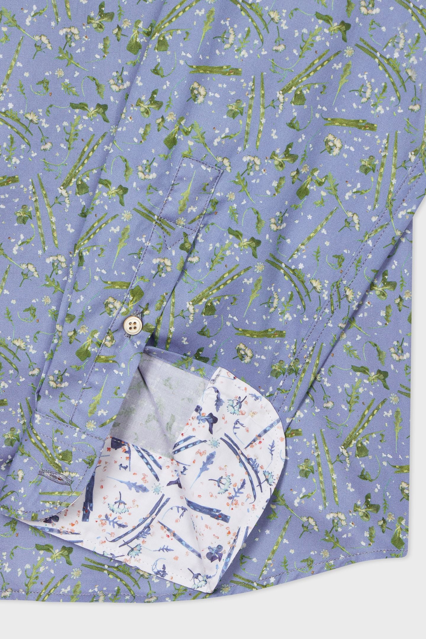 LS TAILORED FIT SHIRT LIGHT BLUE 5