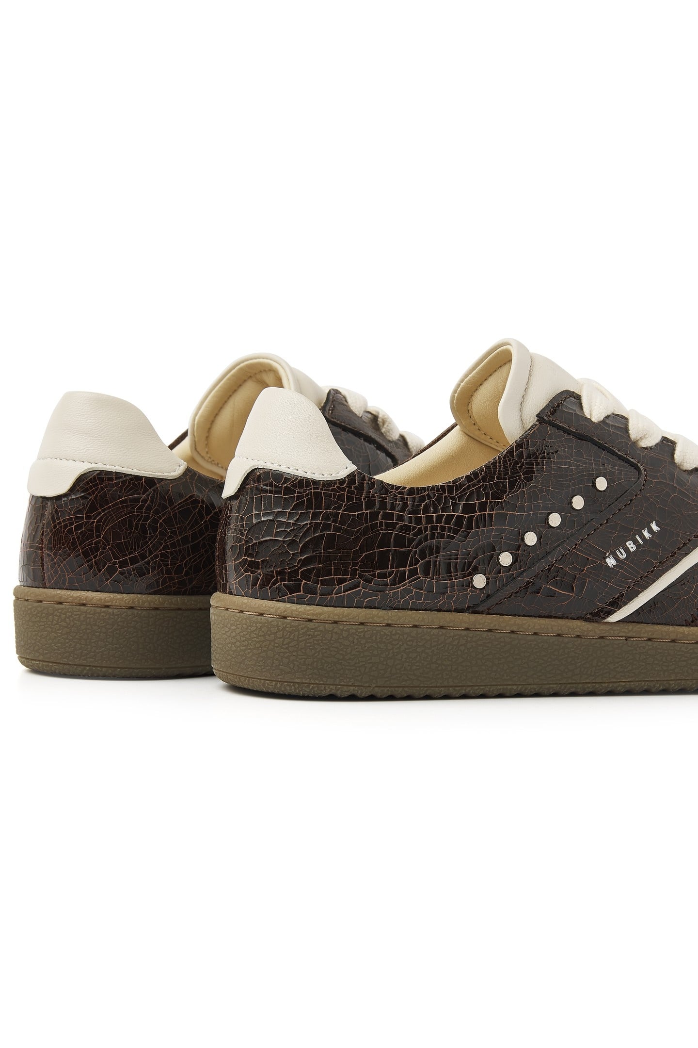 RAY OWEN STUDS DK BROWN CRAQUELE 3