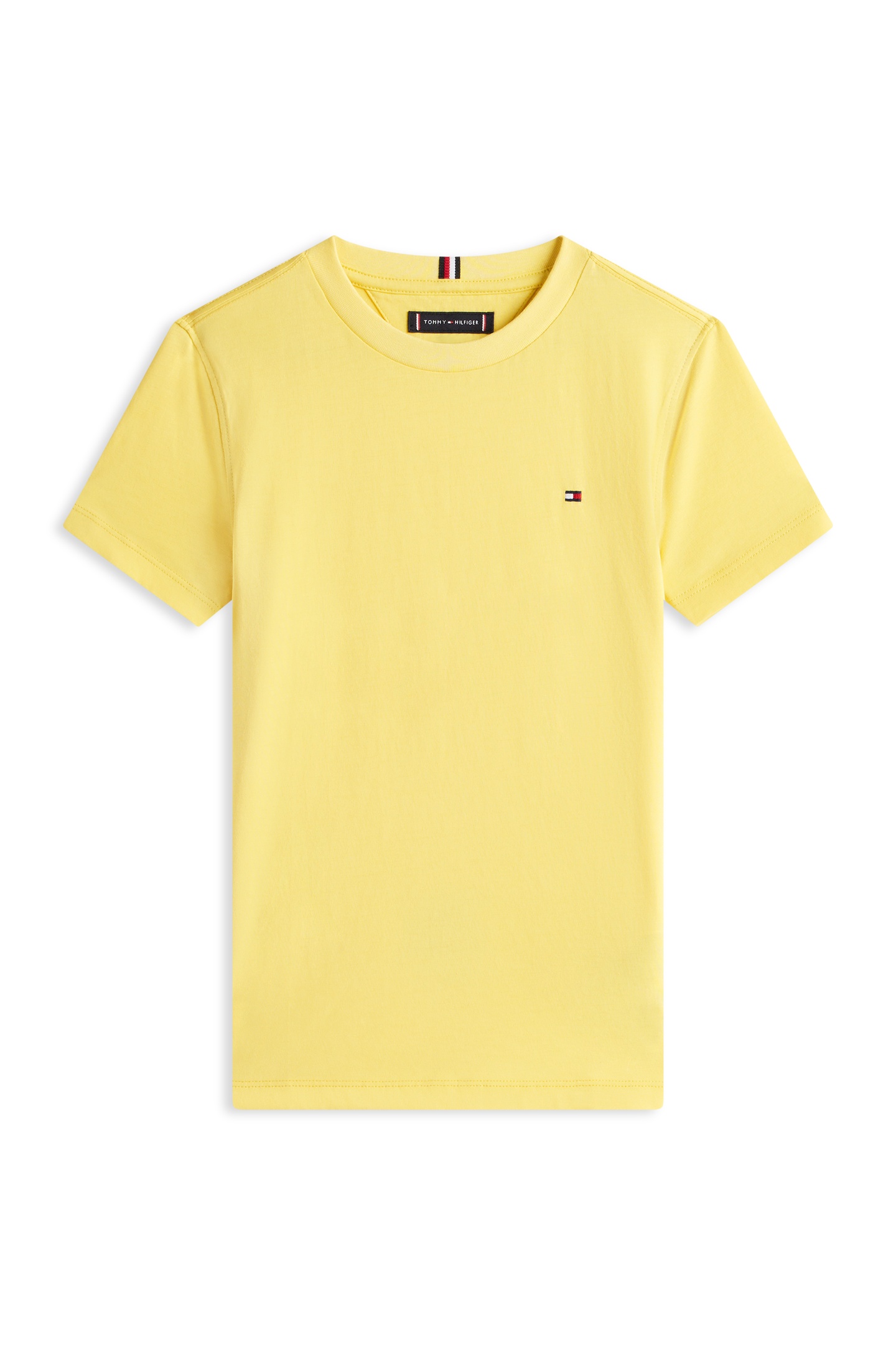 BOYS FLAG EMBROIDERY CREW NECK T-SHIRT YELLOW DAHLIA 3