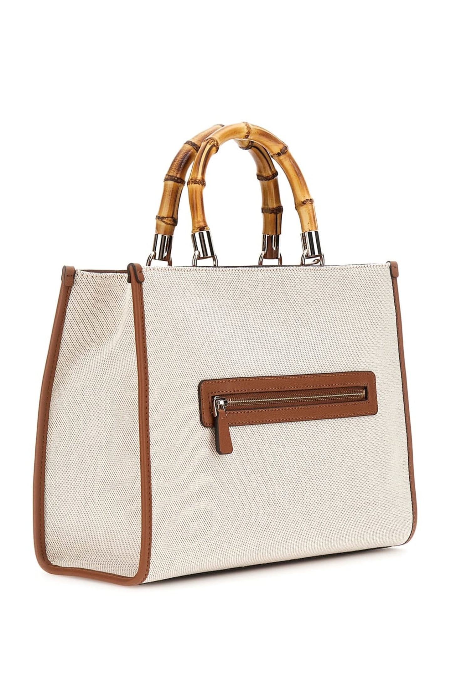 CANVAS II SMALL TOTE NATURAL/LATTE LOGO 5