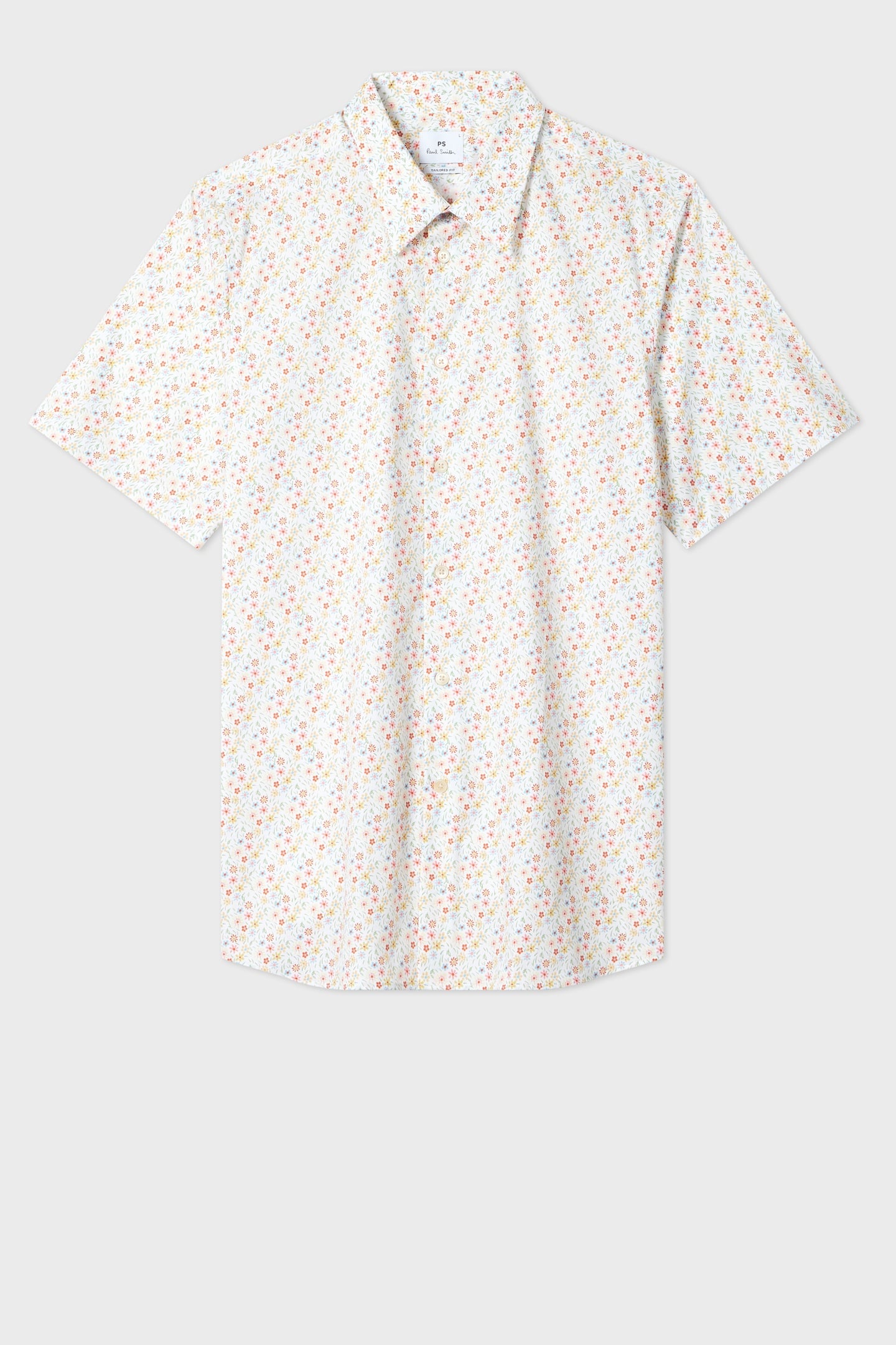 SS TAILORED FIT SHIRT WHITE 1