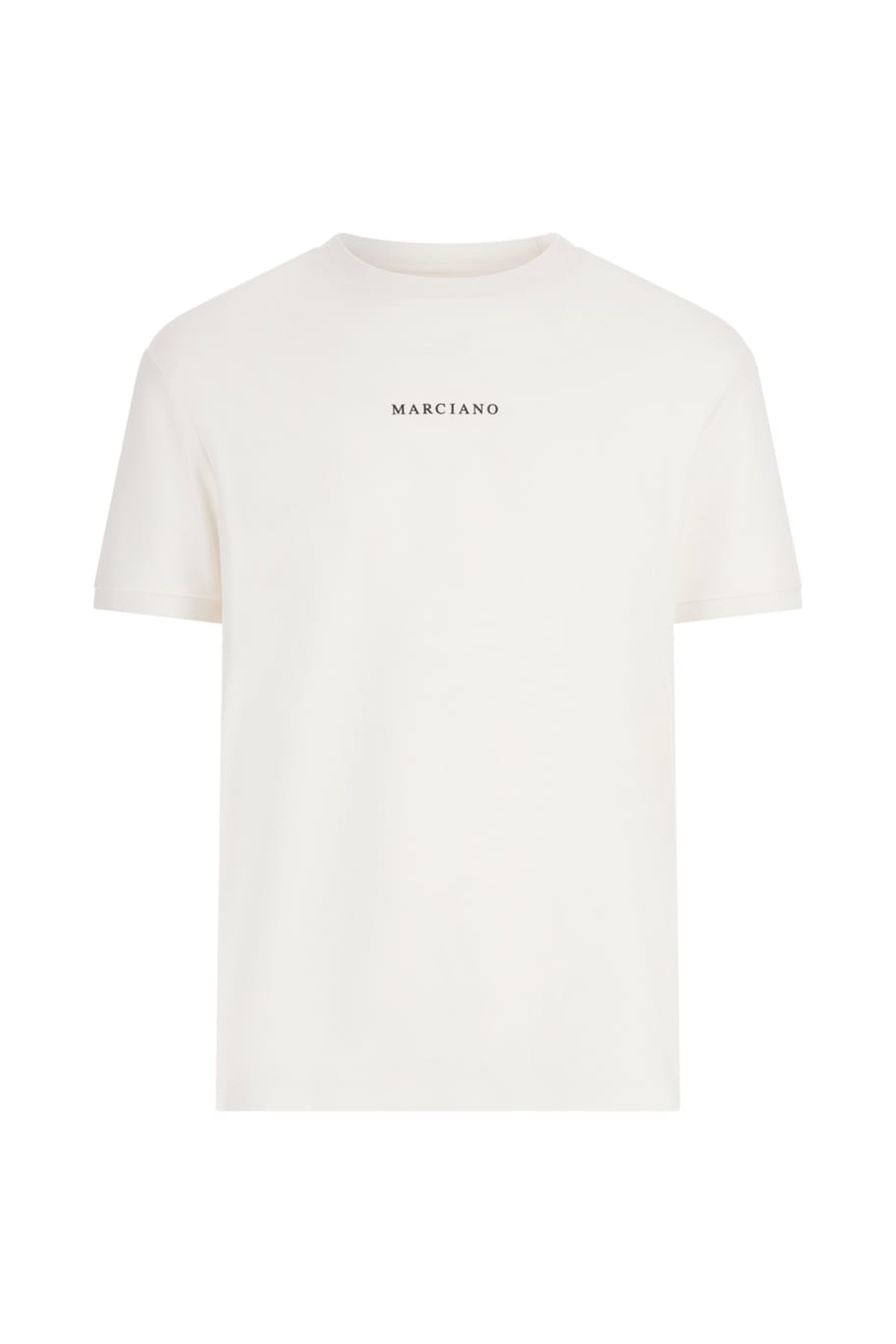 MARCIANO BY GUESS CN SS TEE WITH CONTRAST SALT WHITE 5