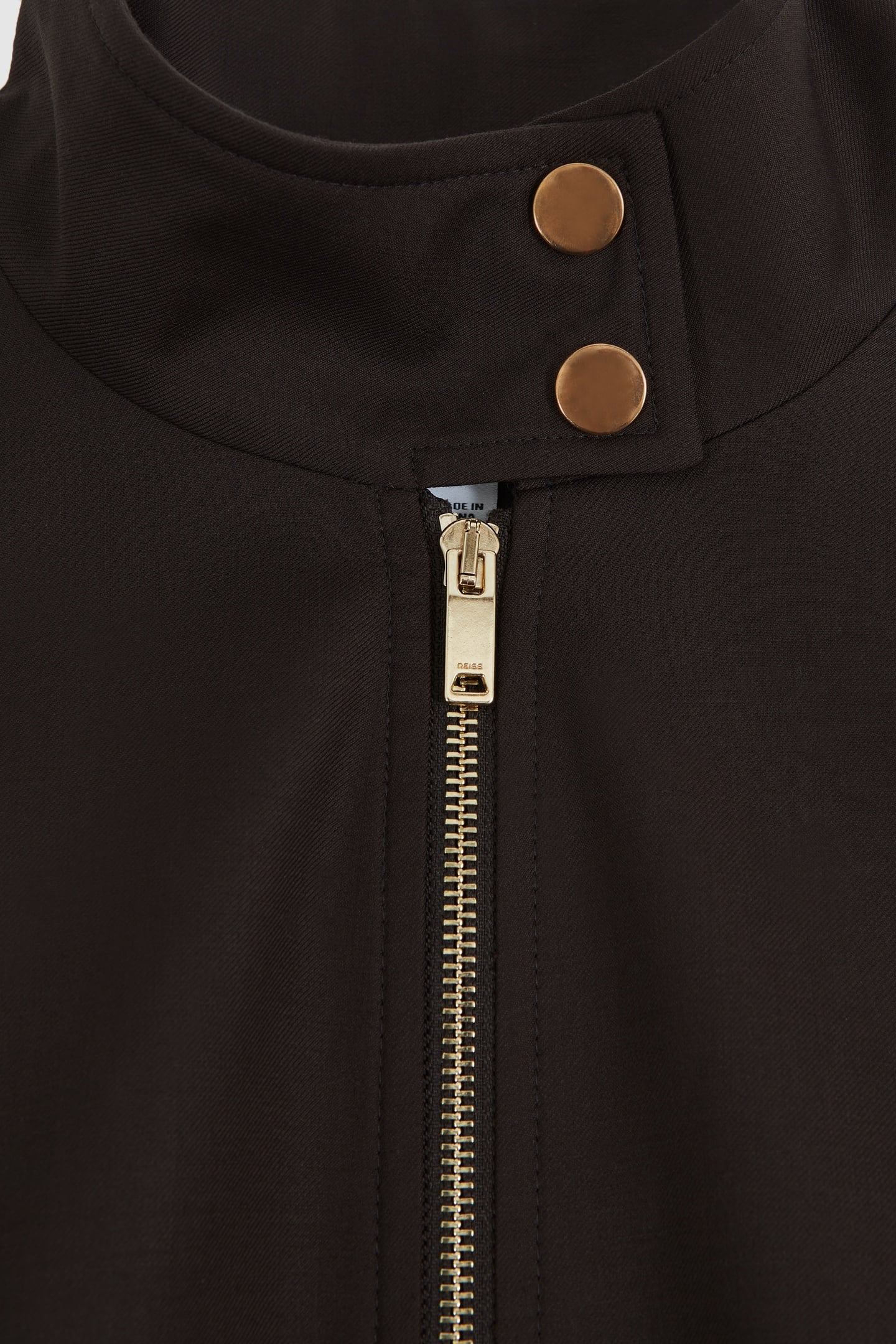 CASUAL BOMBER JACKET CHOCOLATE BROWN 5
