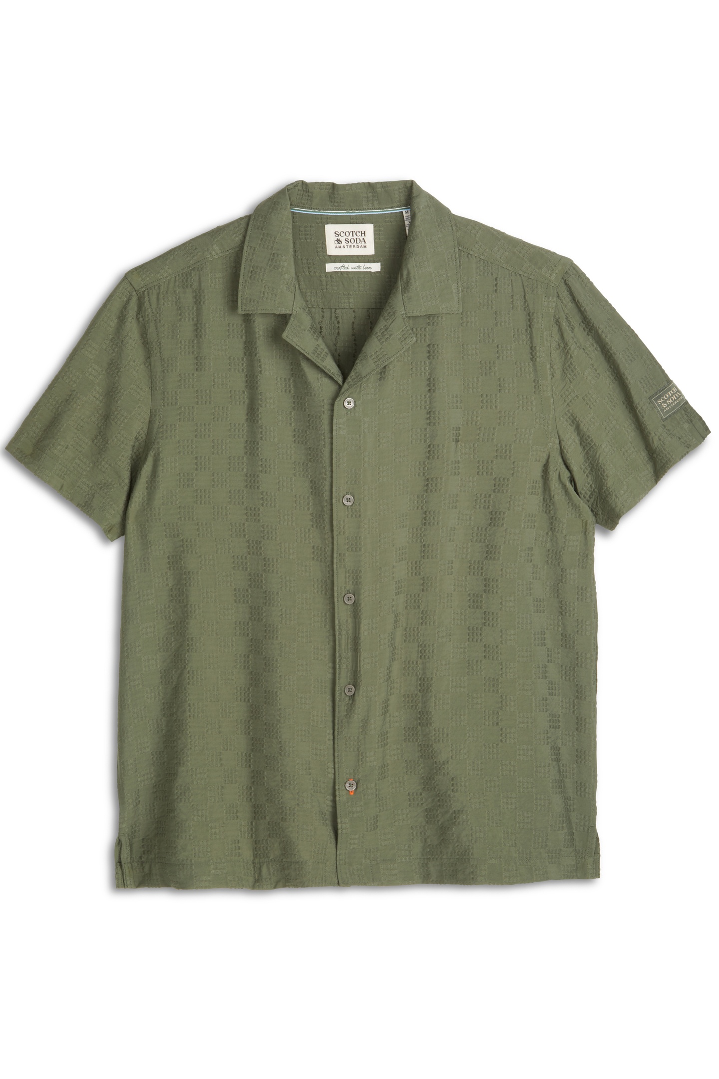 SOLID CAMP SHIRT THYME 1